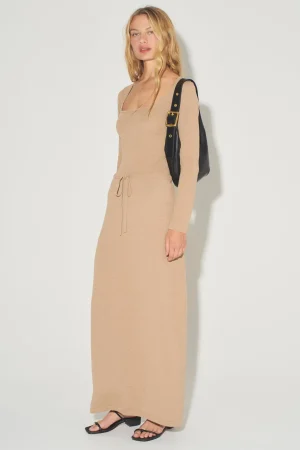 Hansen & Gretel Cory Fitted Knit Top Fawn Store