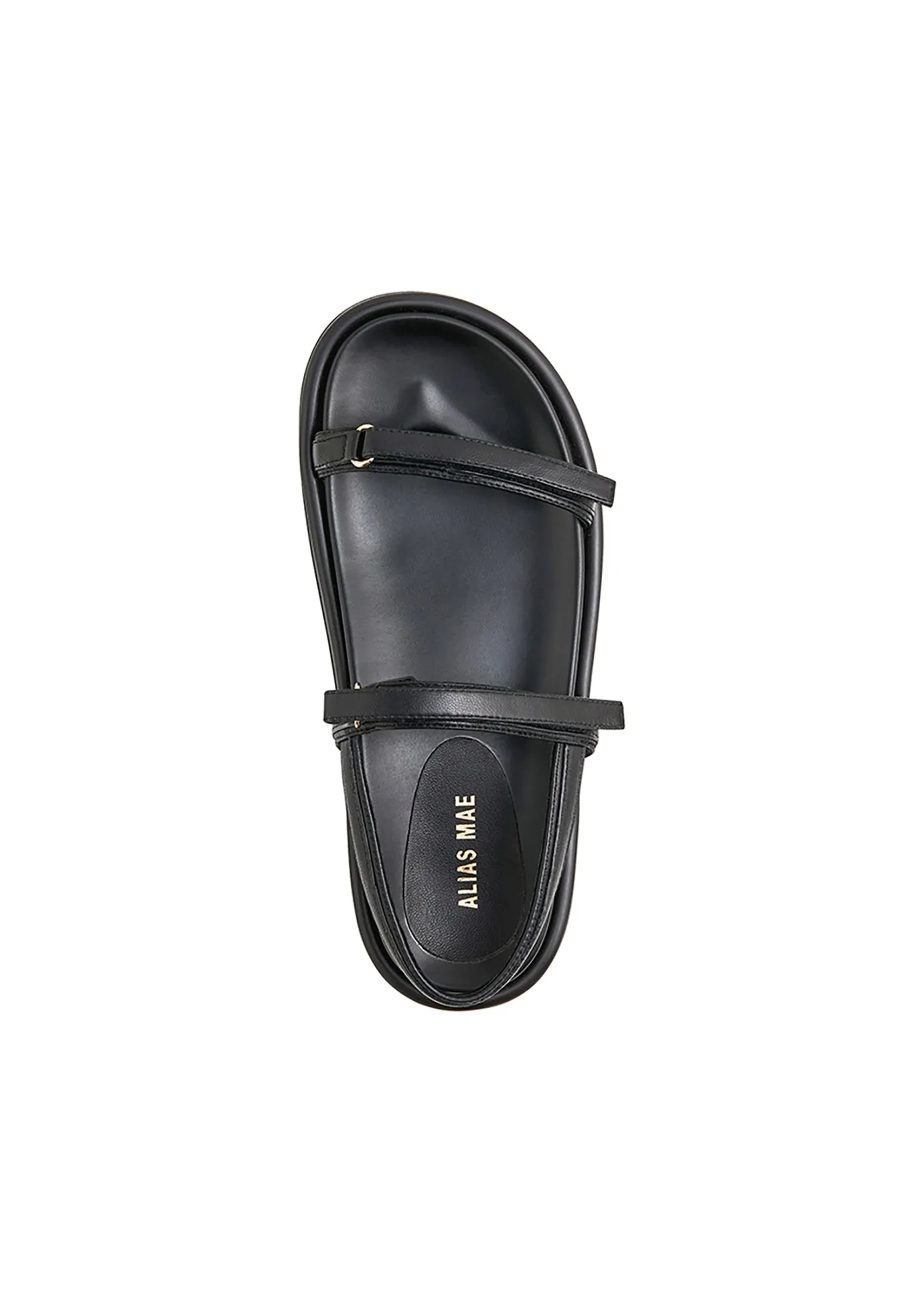 Hansen & Gretel Dana Sandal Black Leather Online