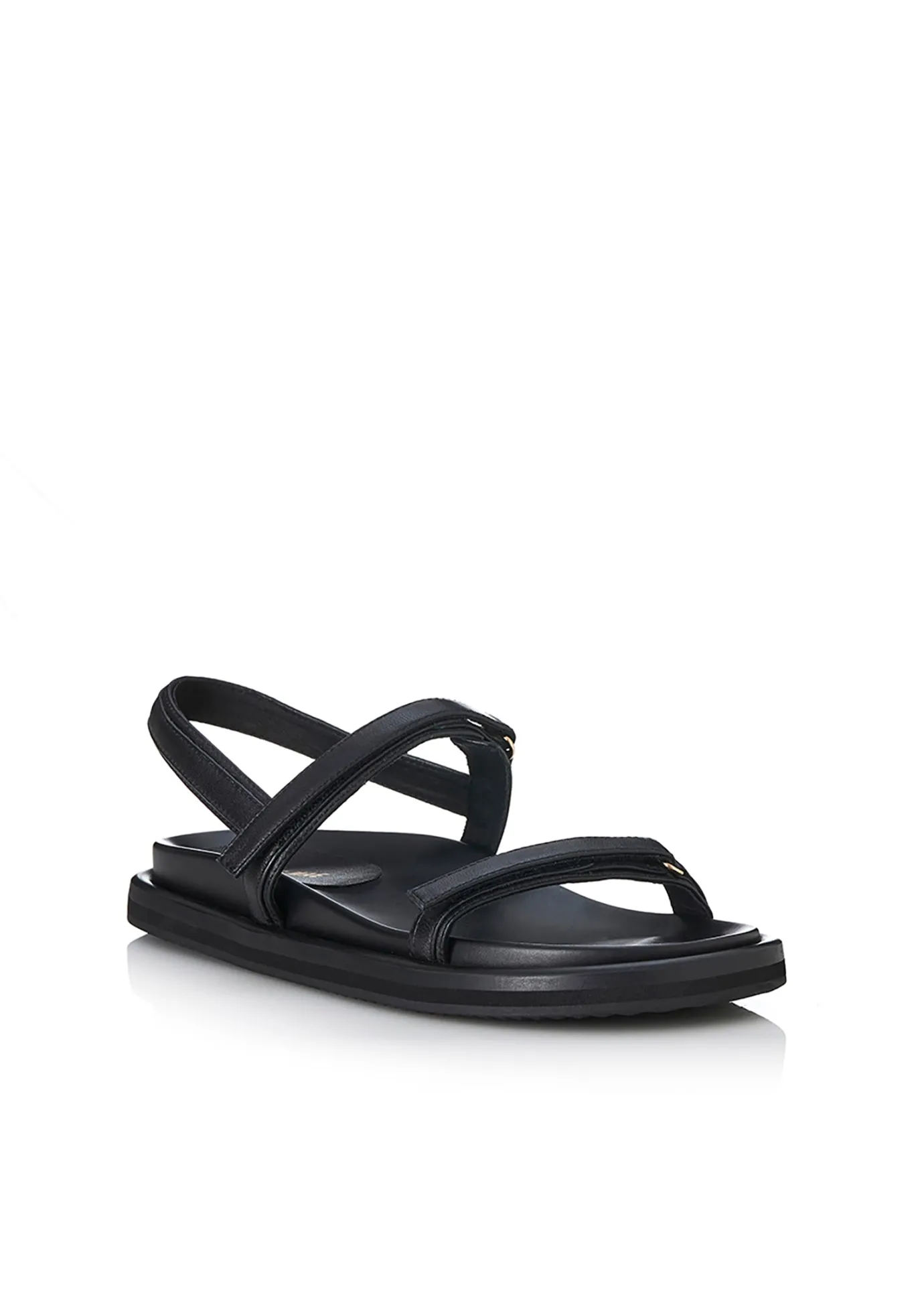 Hansen & Gretel Dana Sandal Black Leather Online