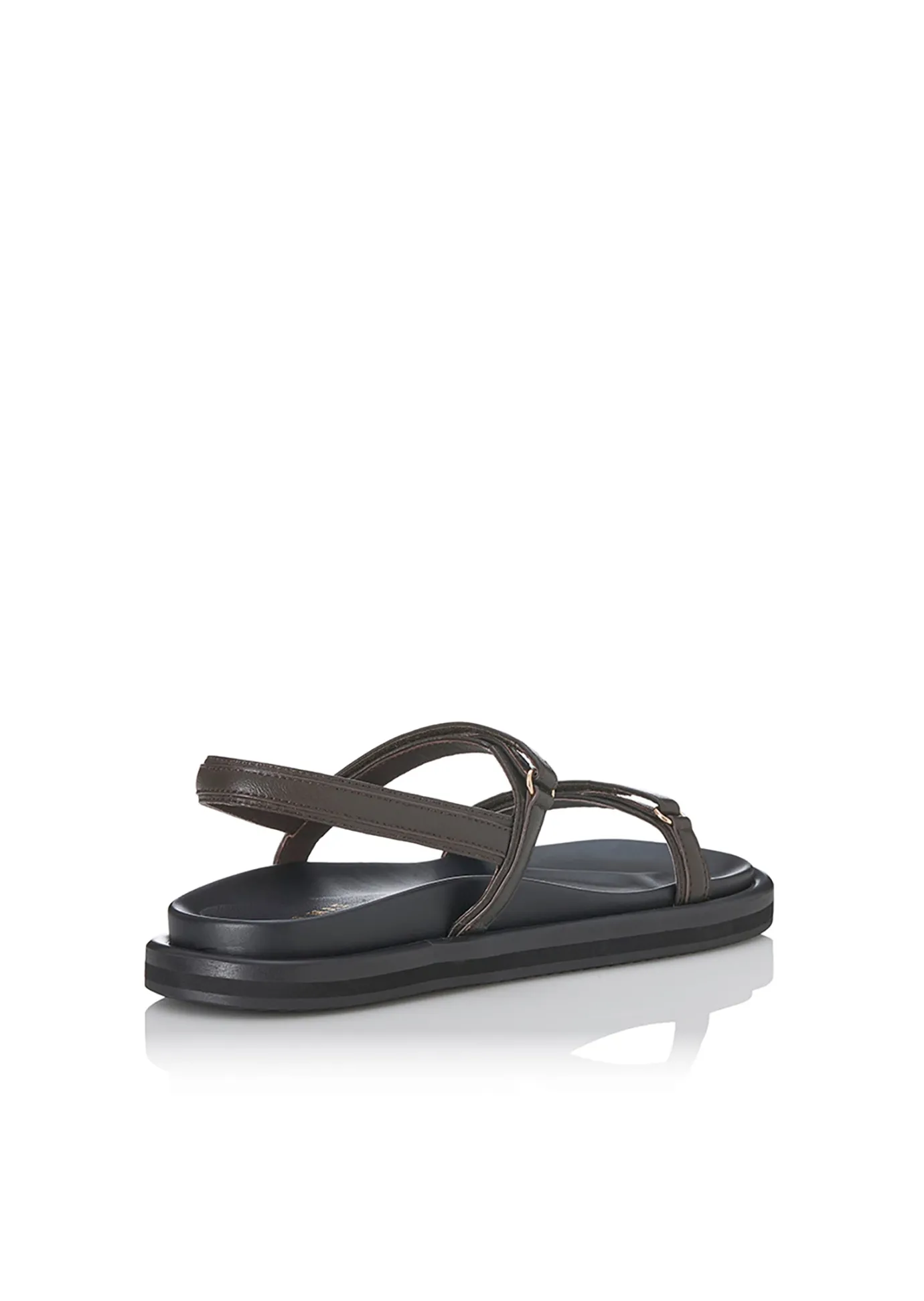Hansen & Gretel Dana Sandal Choc Leather Best Sale