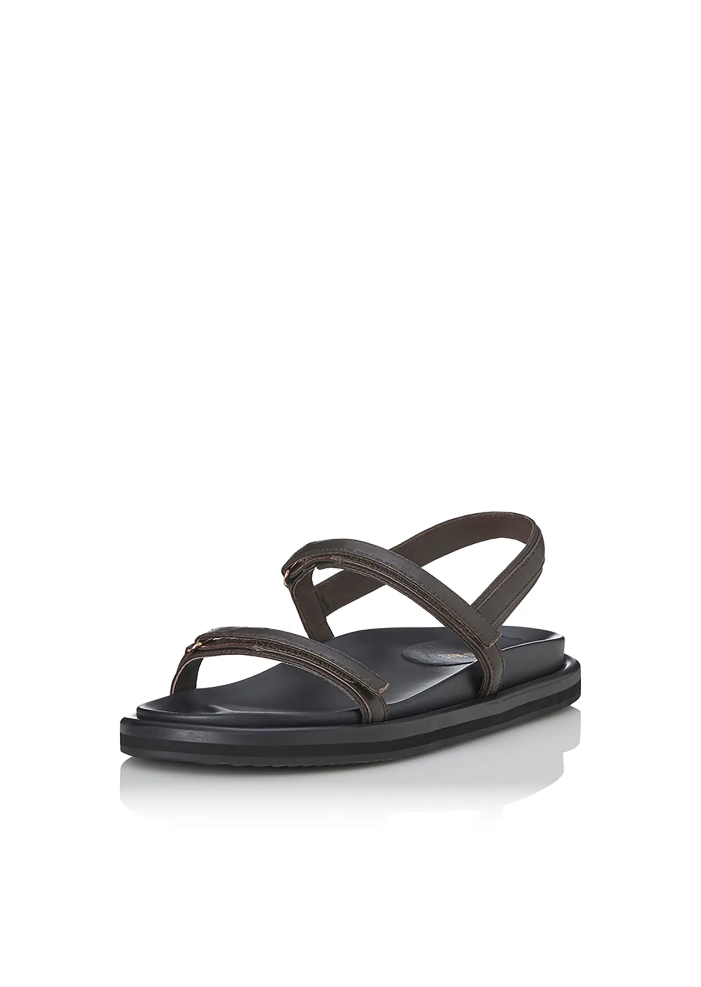 Hansen & Gretel Dana Sandal Choc Leather Best Sale