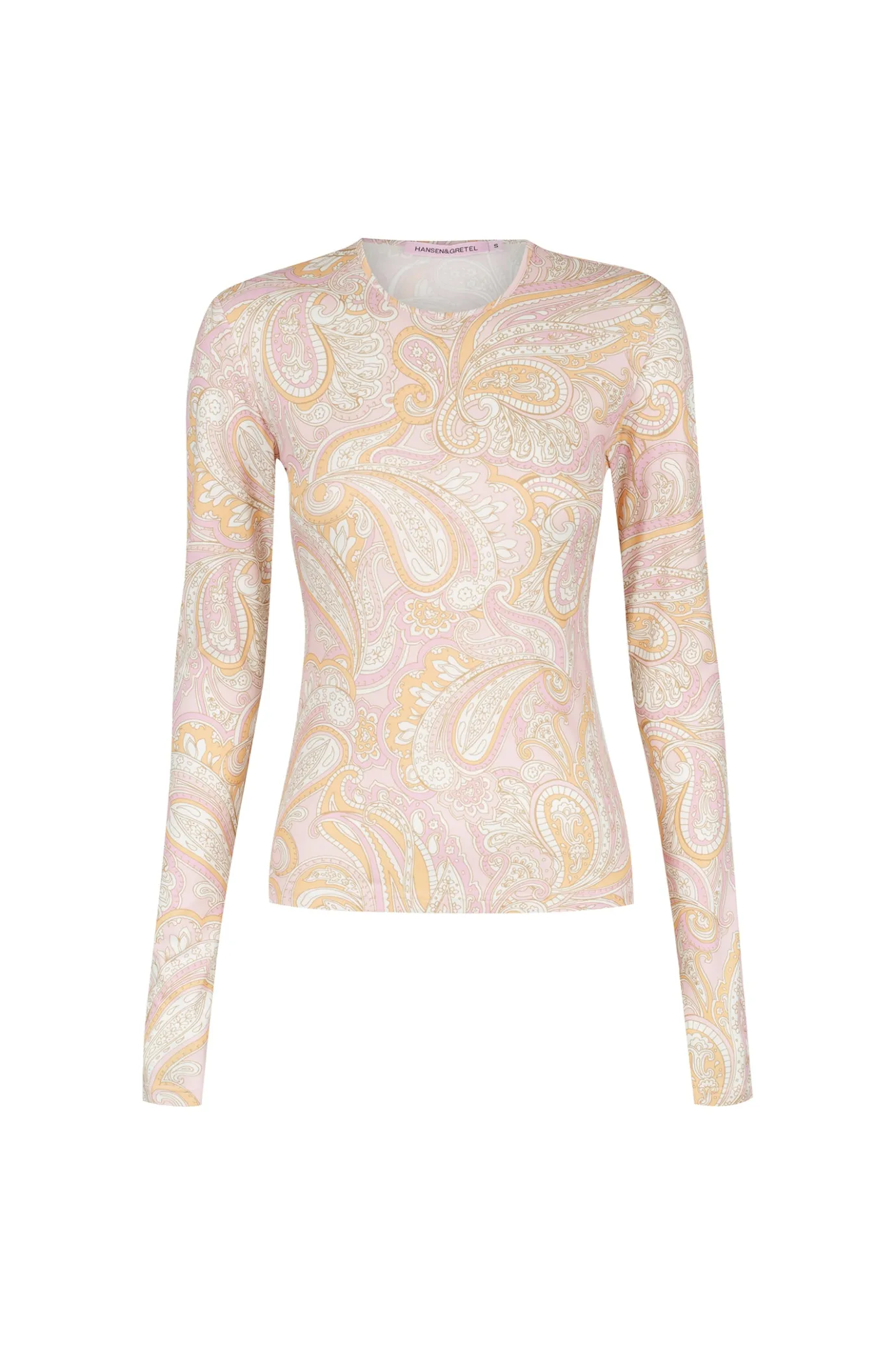 Hansen & Gretel Dundas Fitted Top Paisley Parfait Cheap