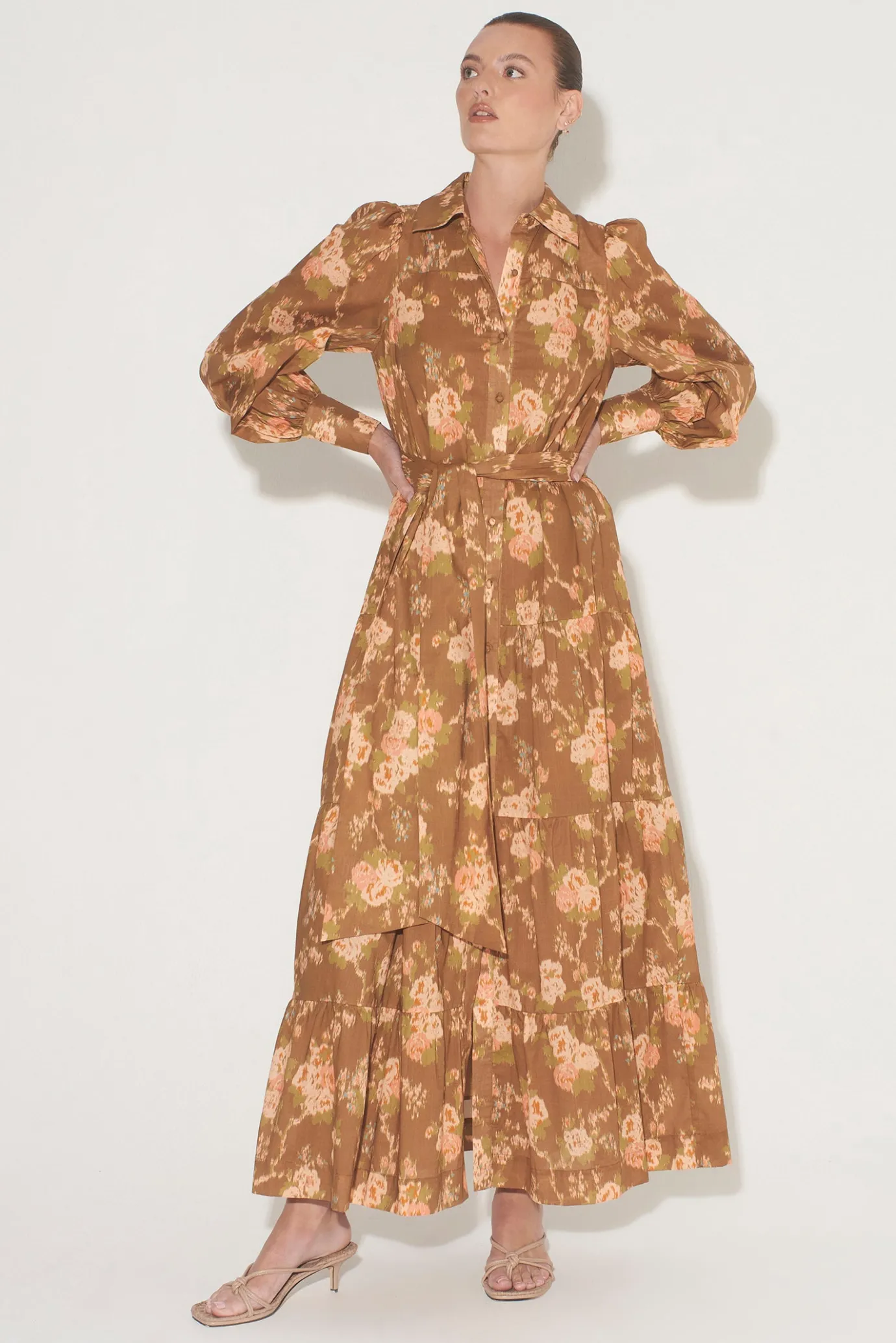 Hansen & Gretel Eden Dress Chestnut Cheap