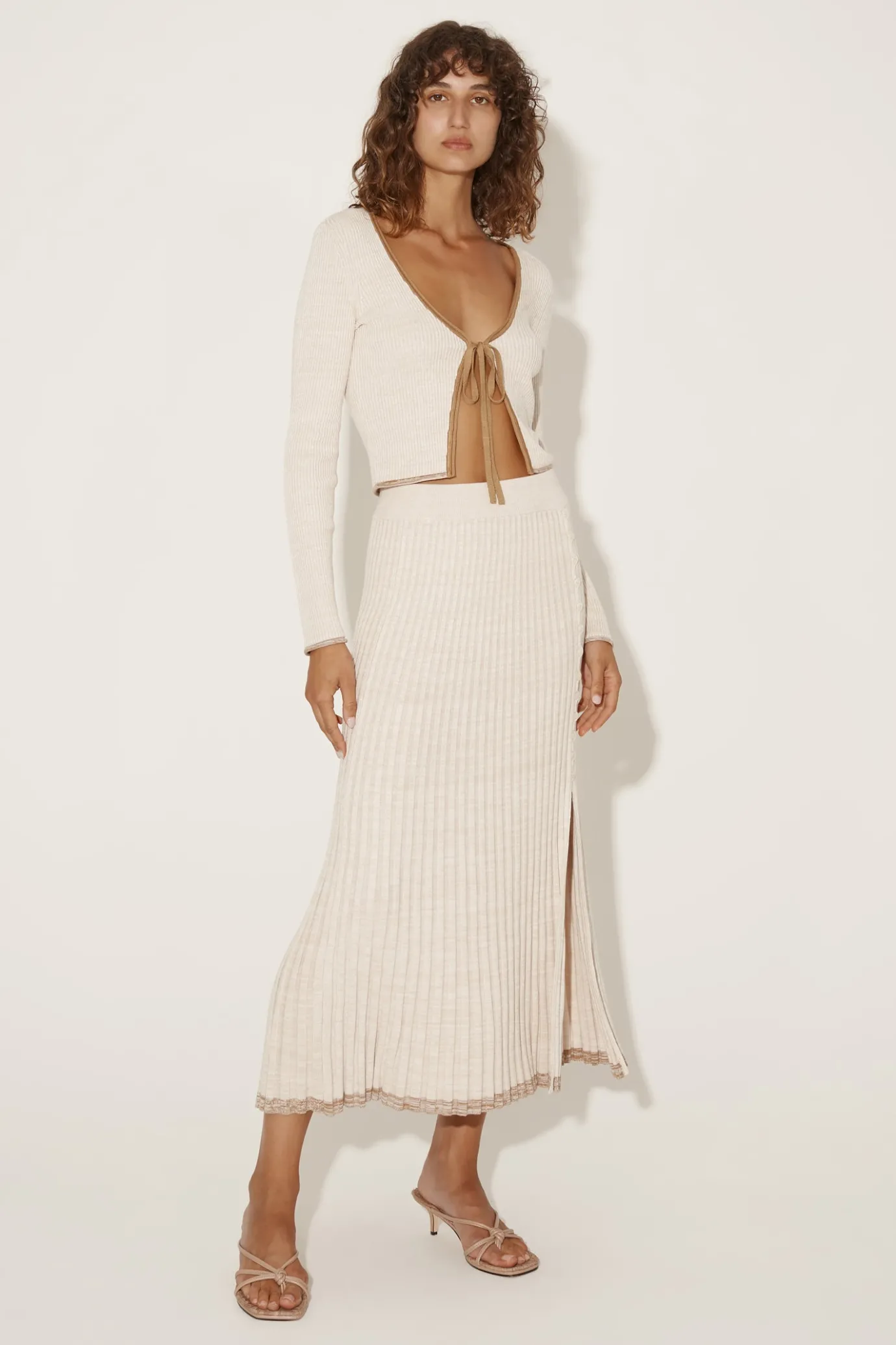 Hansen & Gretel Elijah Skirt Natural Twist Clearance