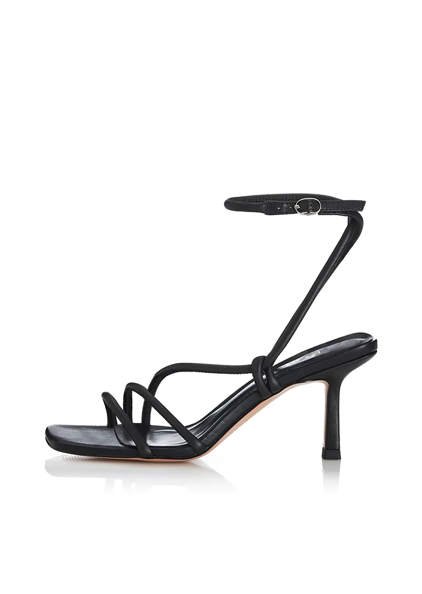 Hansen & Gretel Ember Heel Black Leather Hot