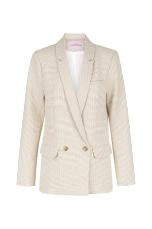 Hansen & Gretel England Blazer Natural Check Fashion