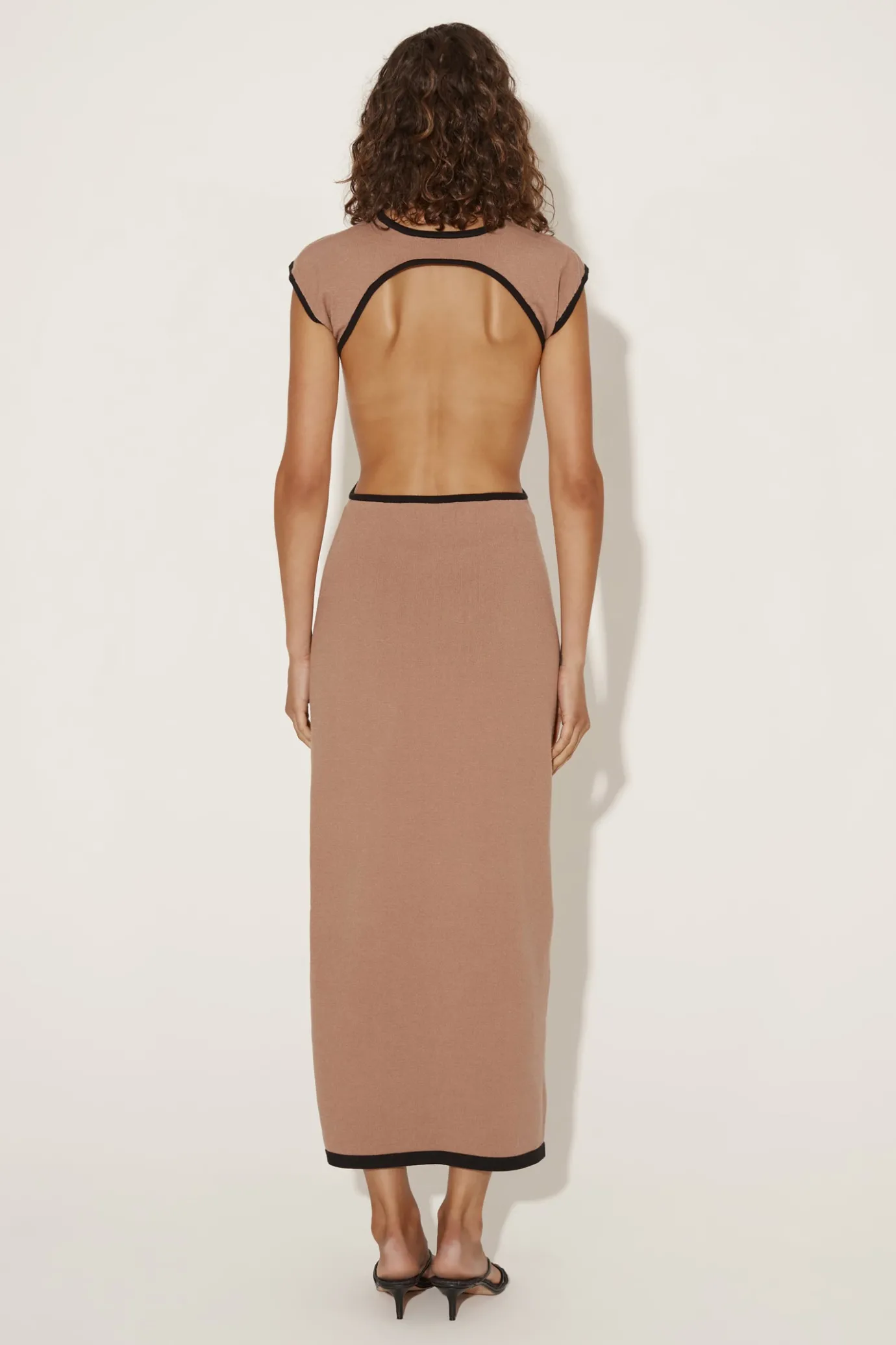 Hansen & Gretel Evelyn Dress Mocha Clearance