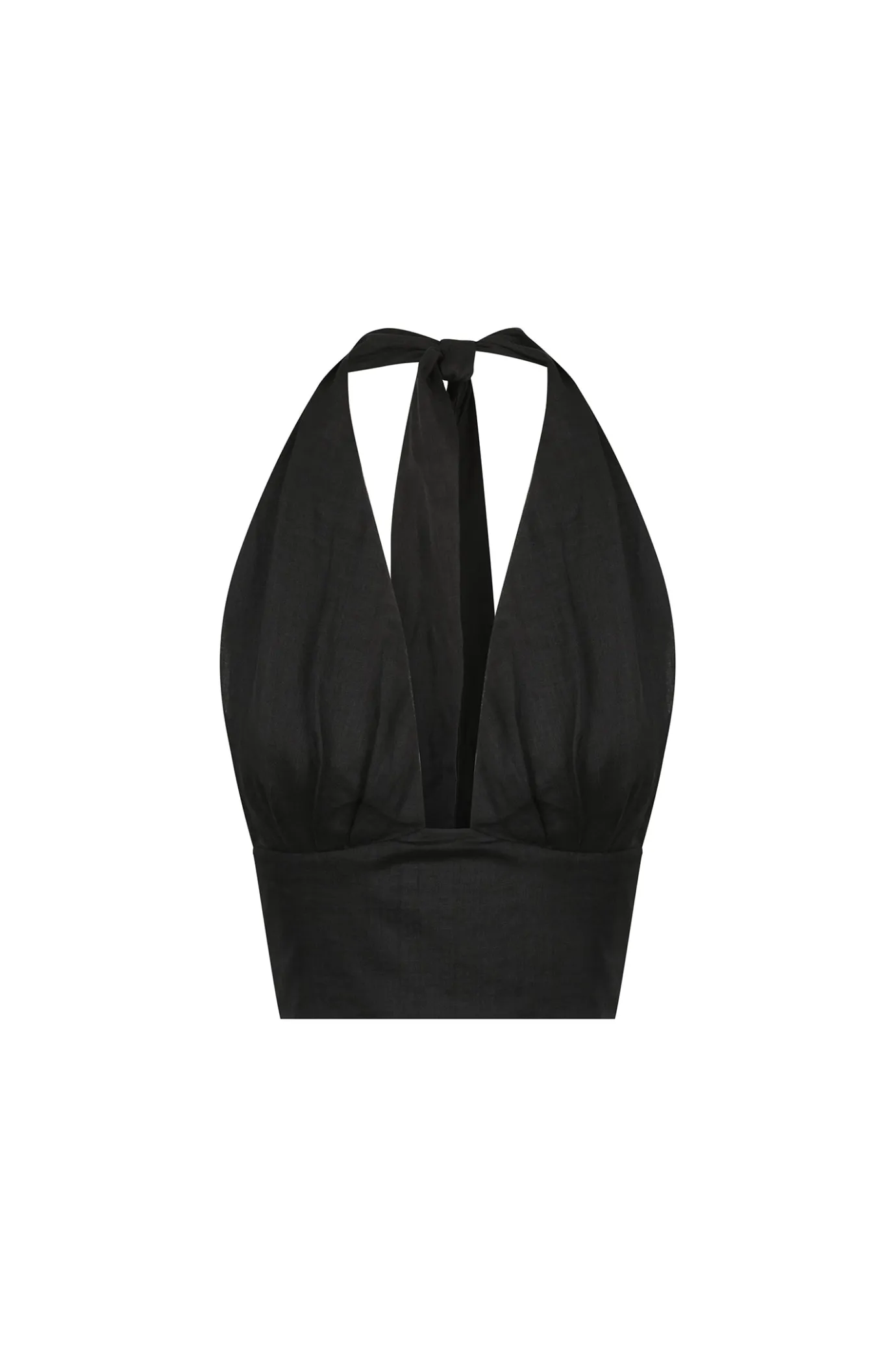 Hansen & Gretel Felix Halter Top Black Flash Sale