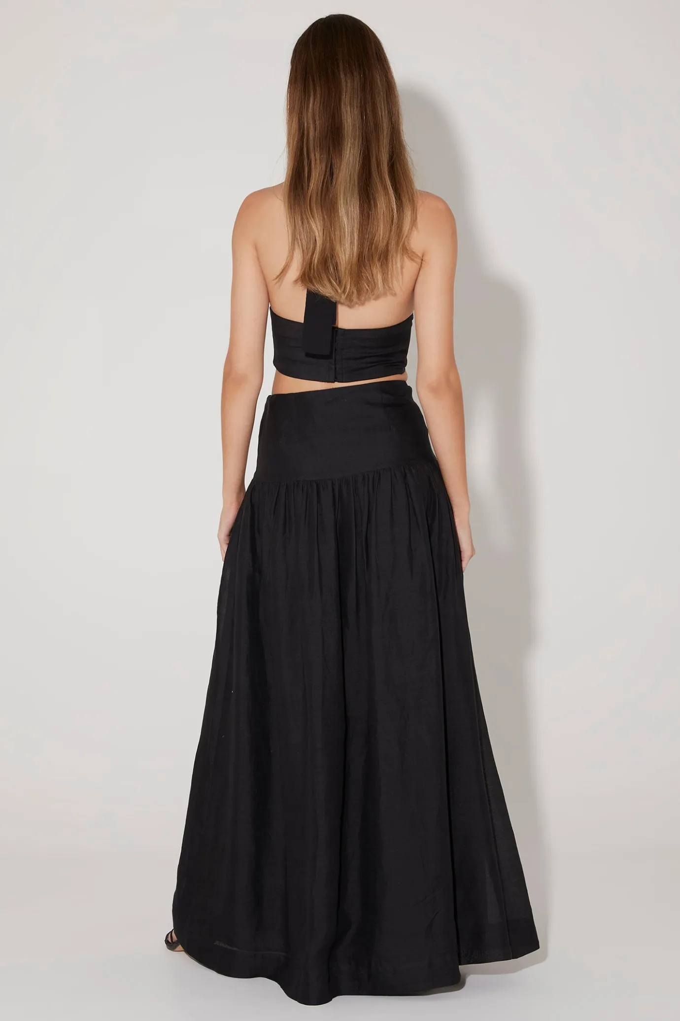 Hansen & Gretel Felix Halter Top Black Flash Sale