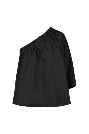 Hansen & Gretel Formosa One Shoulder Top Black Store