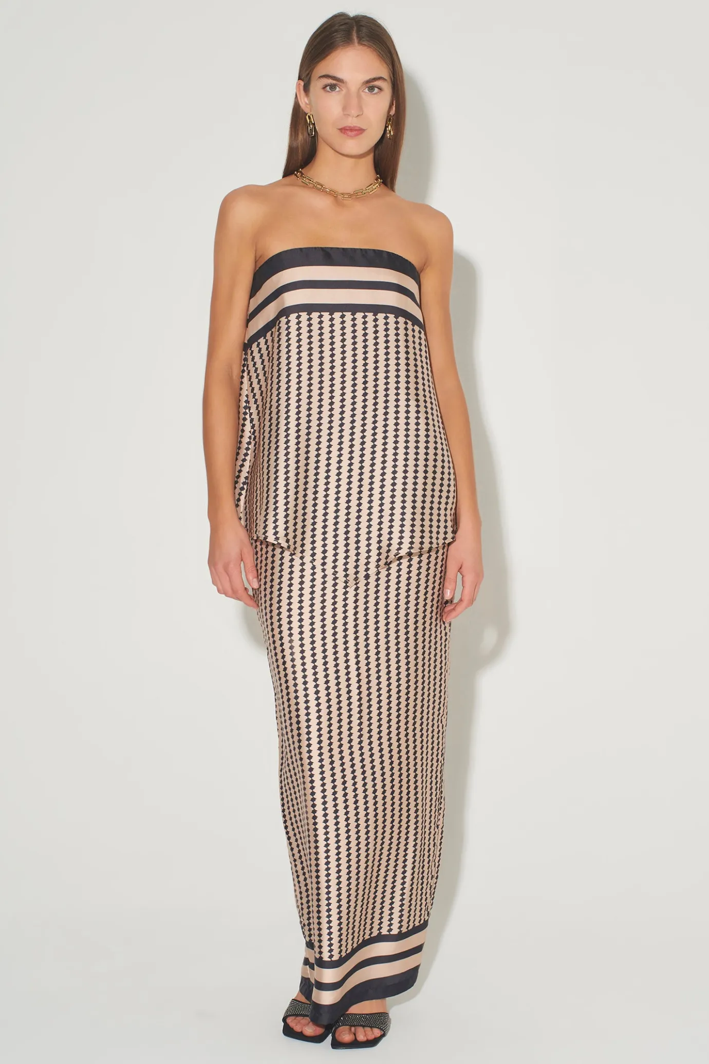 Hansen & Gretel Franca Strapless Bodice Black Diamond Cheap