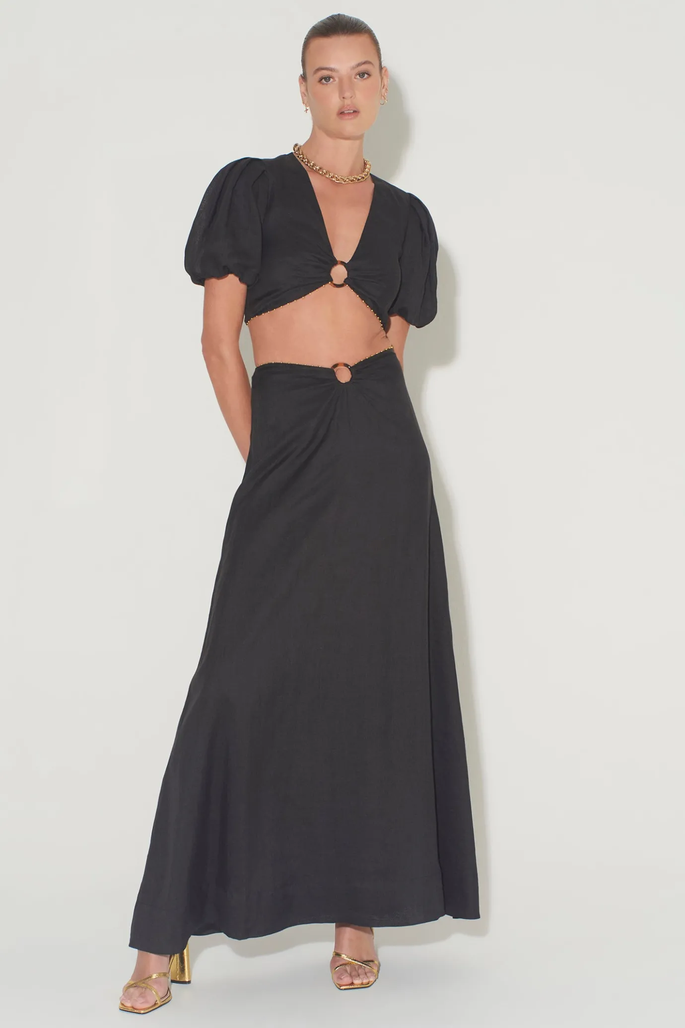 Hansen & Gretel Freya Skirt Black Online