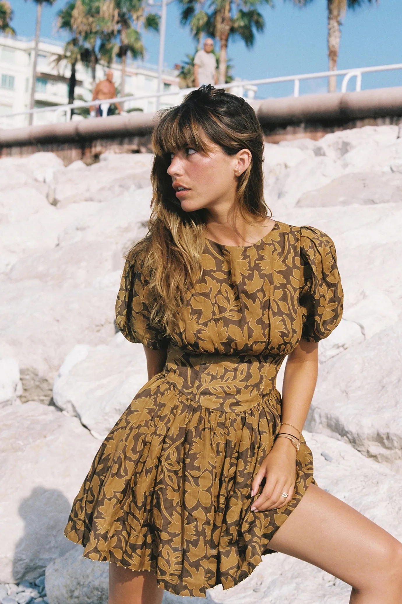 Hansen & Gretel Harmony Dress Cocoa Leaf Cheap