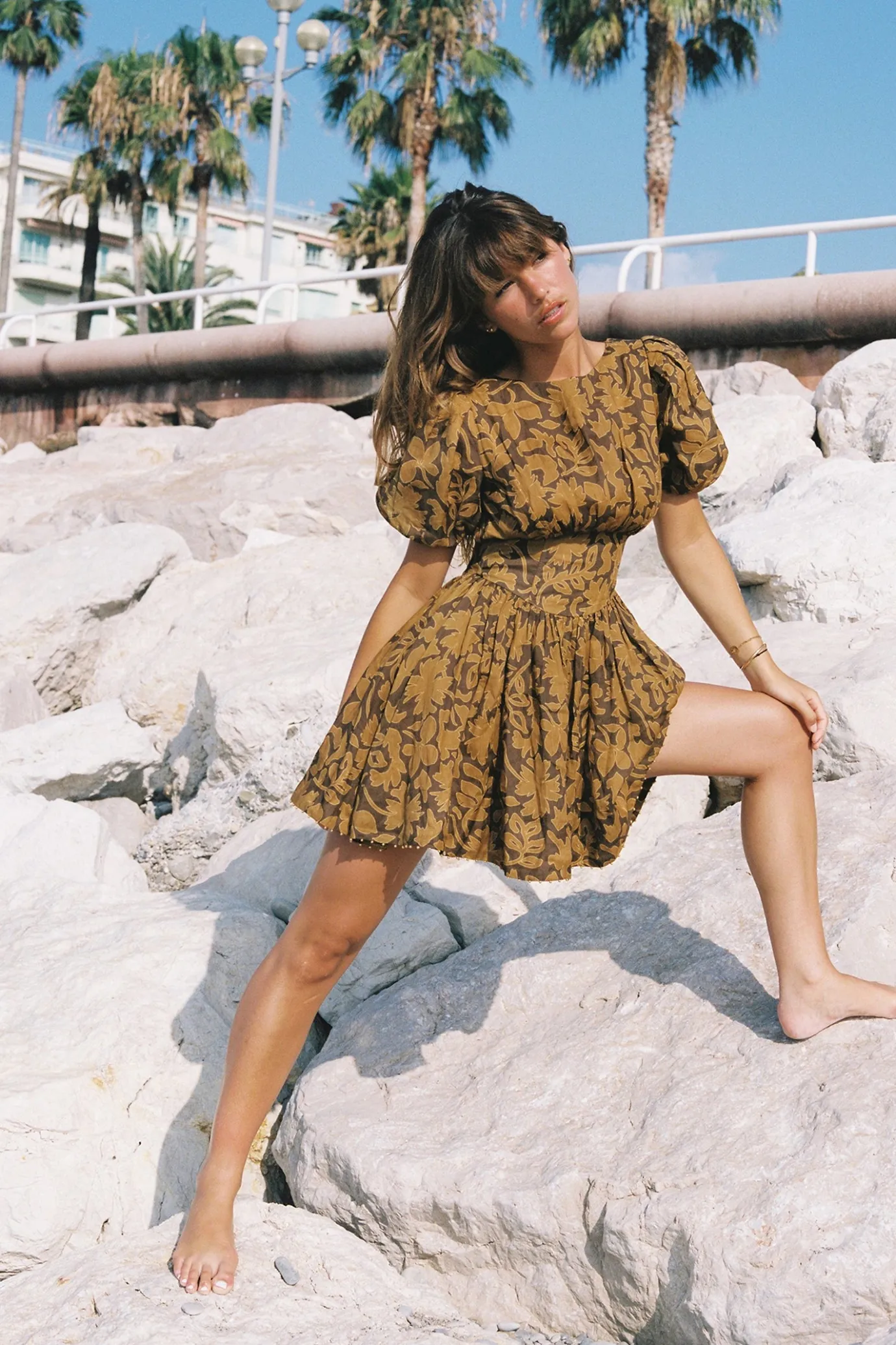 Hansen & Gretel Harmony Dress Cocoa Leaf Cheap