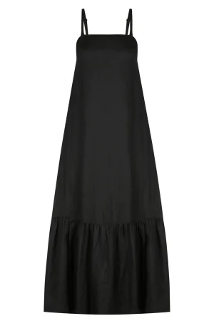 Hansen & Gretel Harvest Strappy Maxi Dress Black Best