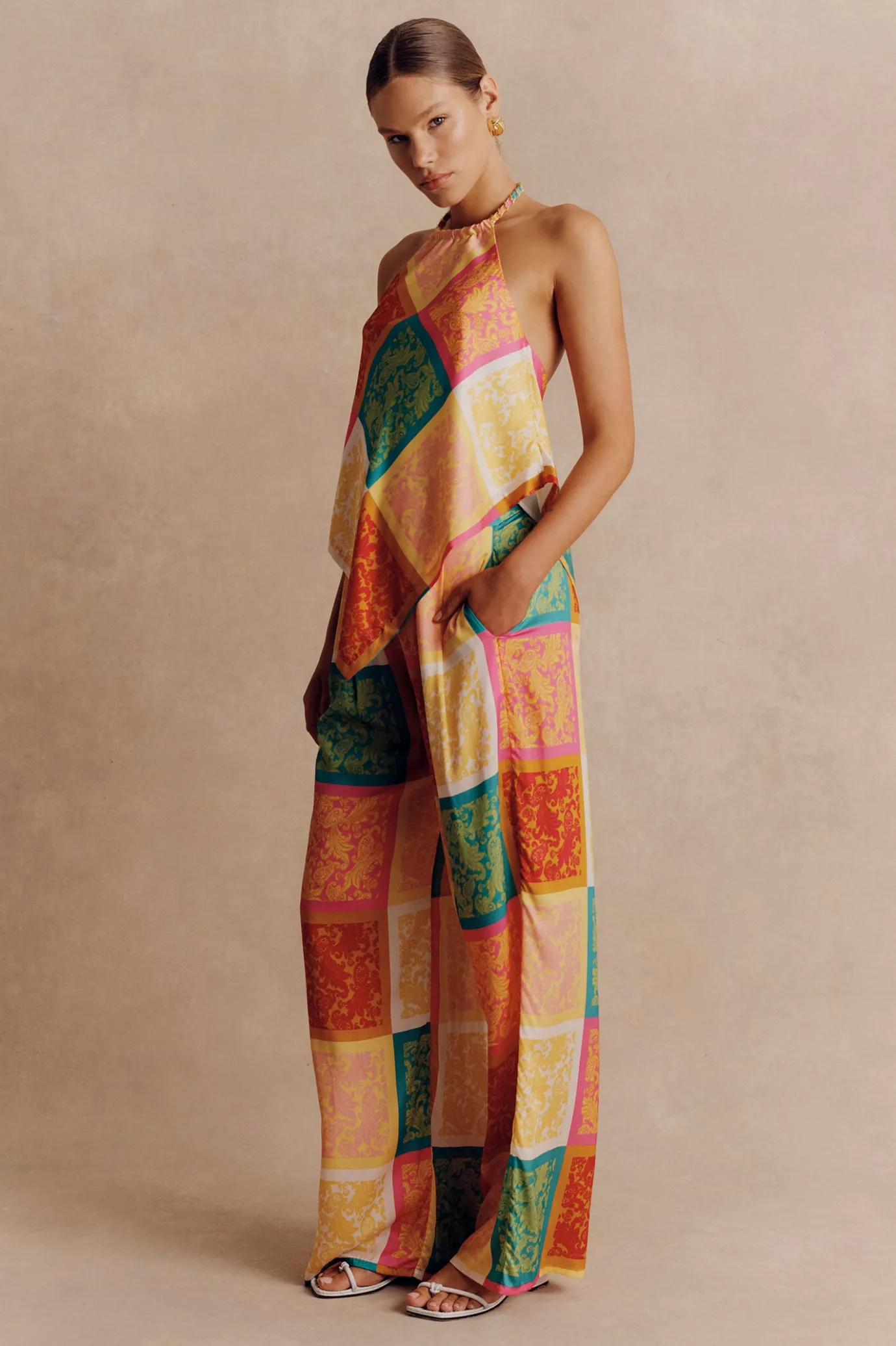 Hansen & Gretel Indy Pant Paisley Tile Cheap