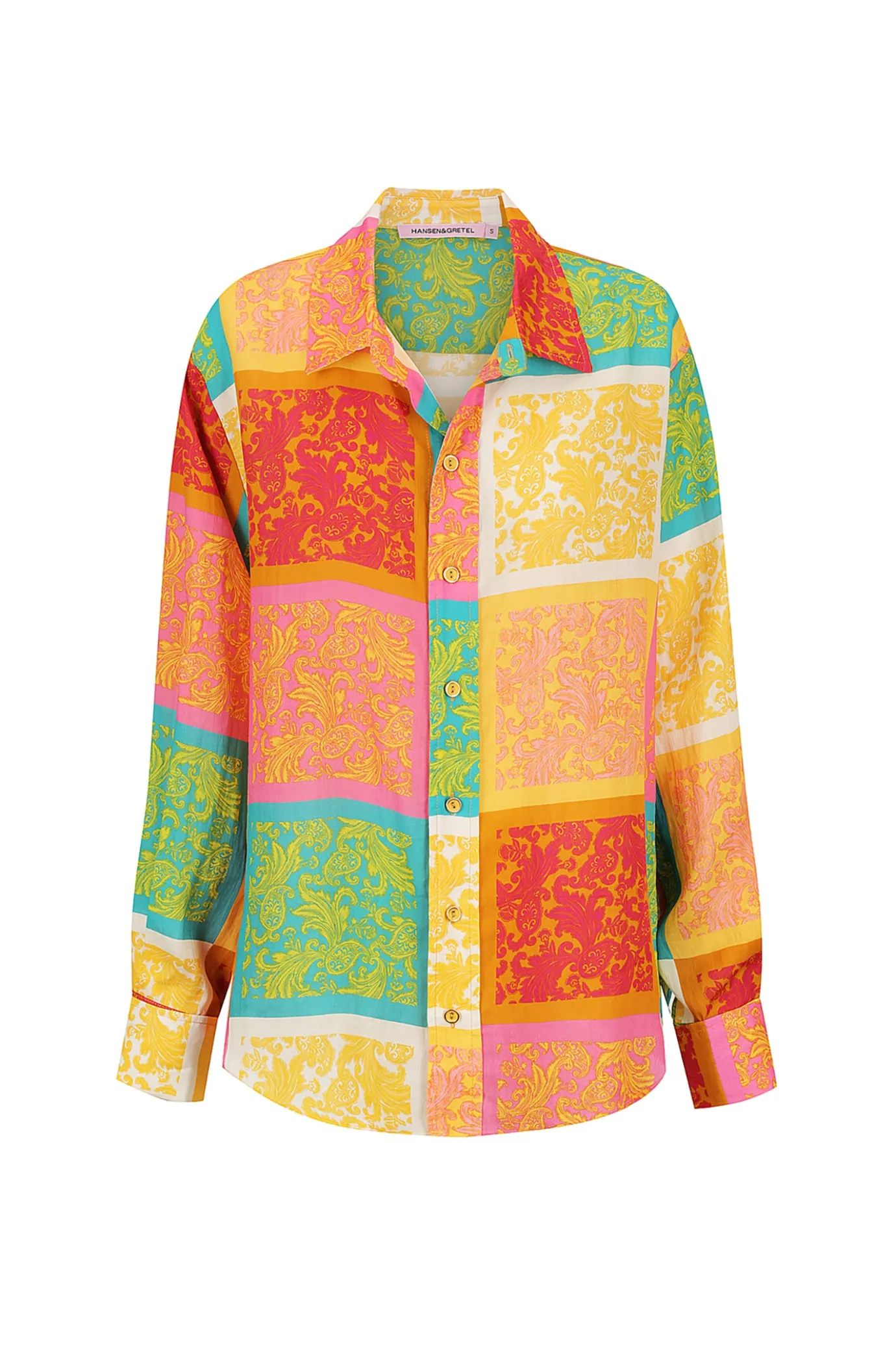 Hansen & Gretel Inez Oversized Shirt Paisley Tile Store