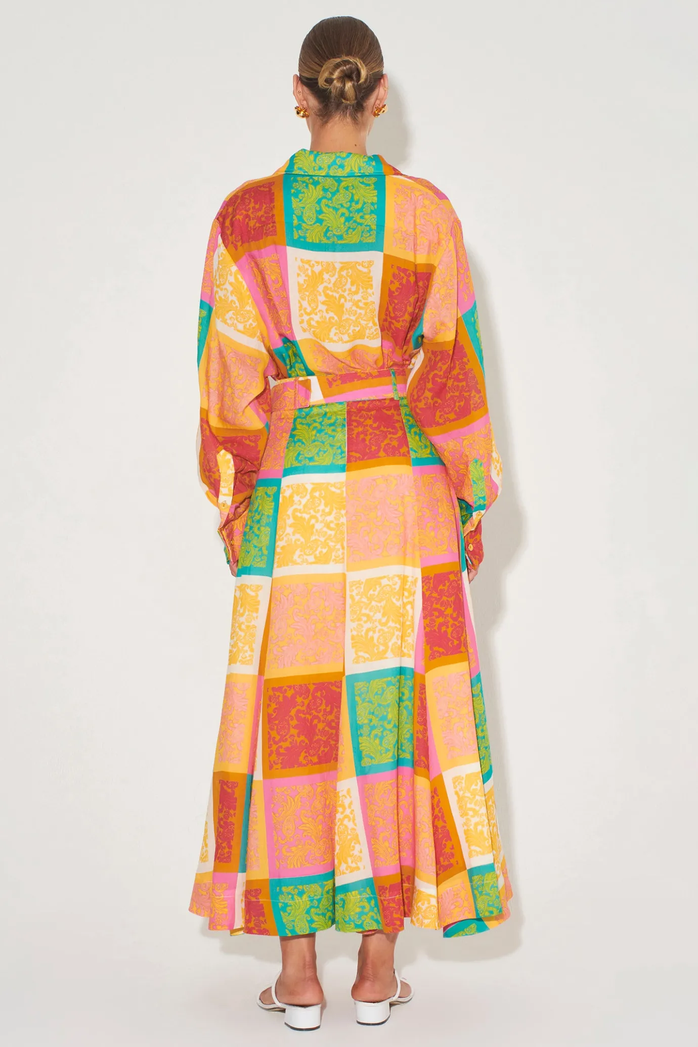 Hansen & Gretel Inez Oversized Shirt Paisley Tile Store