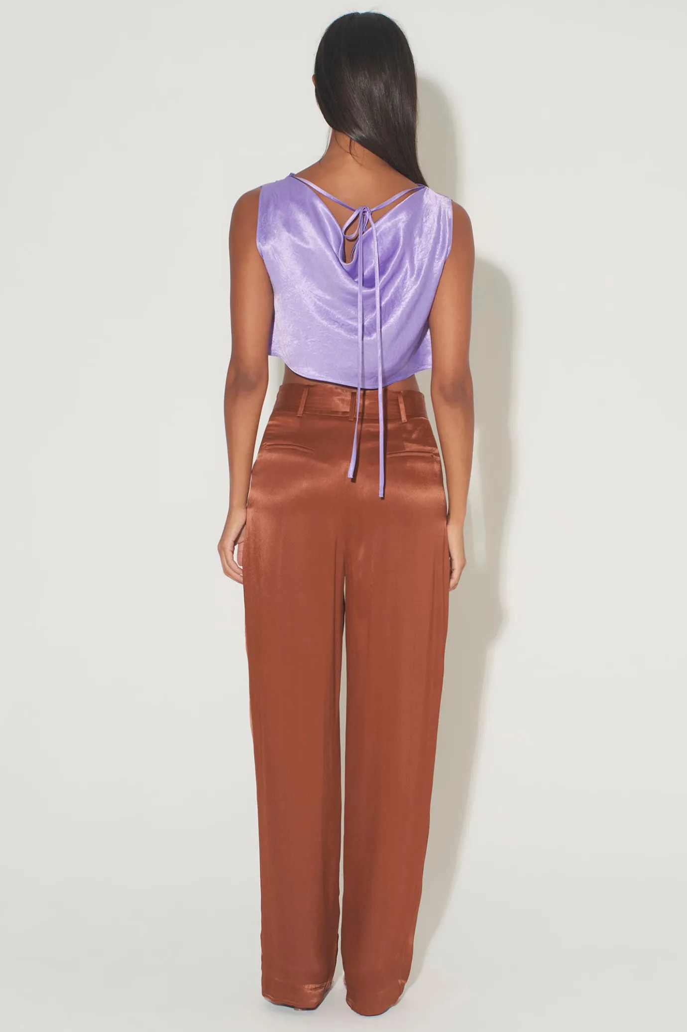 Hansen & Gretel Irina Pant Chestnut Best Sale