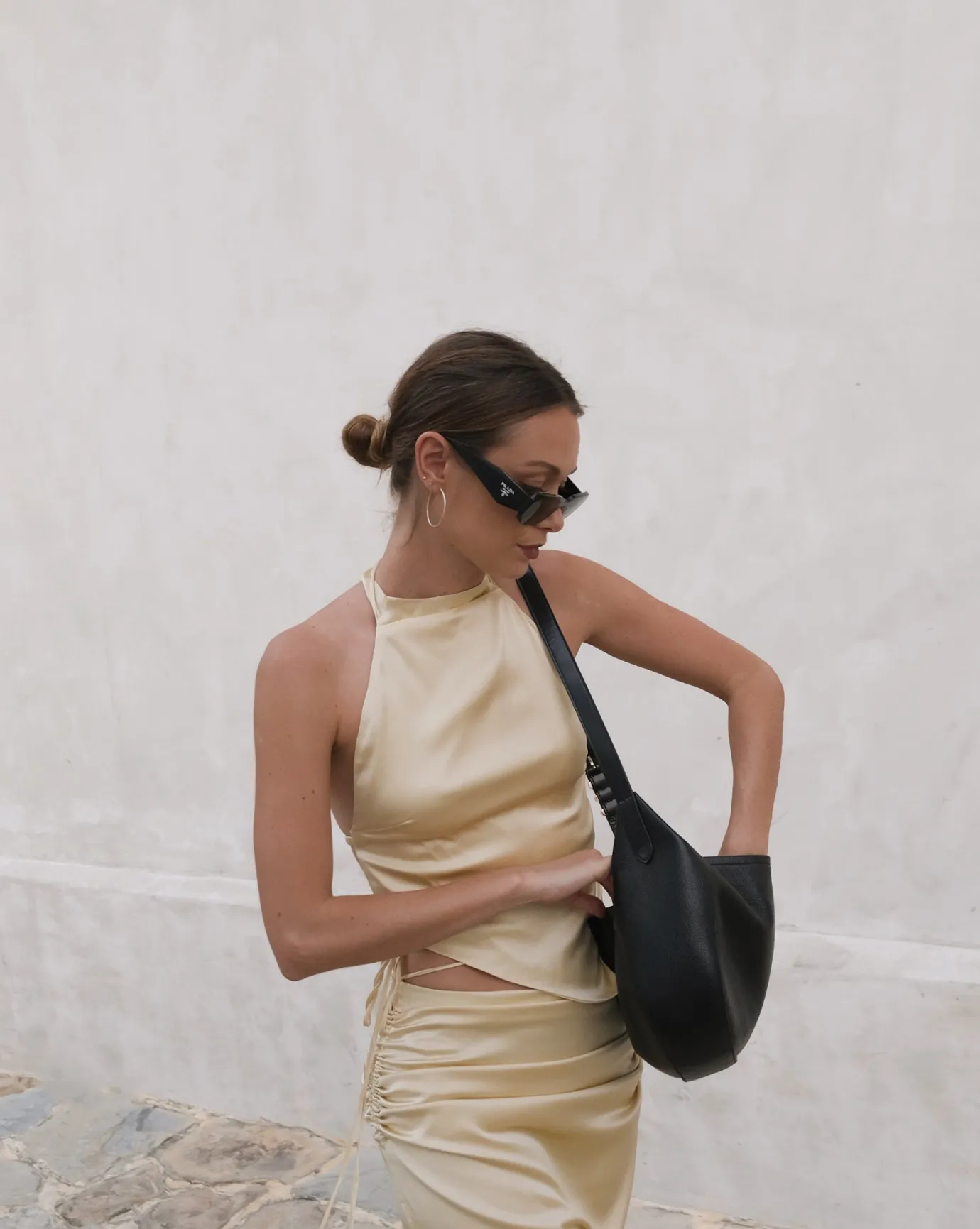 Hansen & Gretel Ives Halter Top Lemon Flash Sale