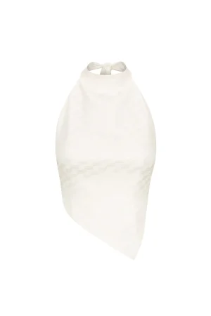 Hansen & Gretel Ives Halter Top White Best Sale