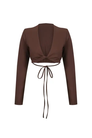 Hansen & Gretel Jalda Top Cacao Outlet