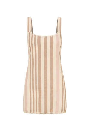 Hansen & Gretel Jaya Mini Dress Stripe Handloom Best Sale