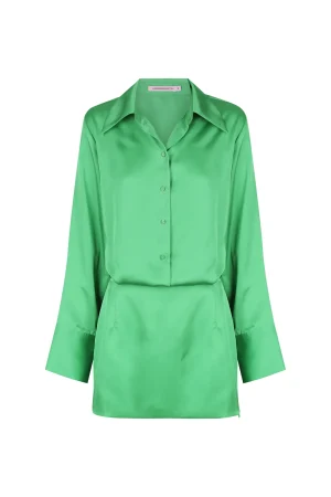 Hansen & Gretel Jerico Mini Shirt Dress Fern Online