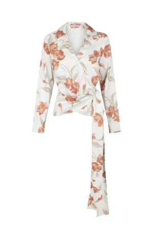 Hansen & Gretel Joseph Shirt Ivory Floral Online
