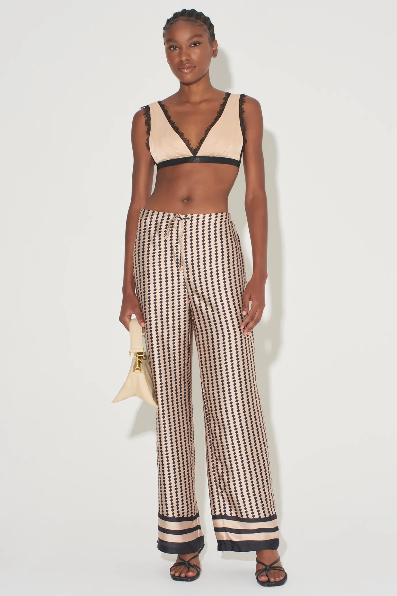 Hansen & Gretel Justine Relaxed Pant Black Diamond Best Sale