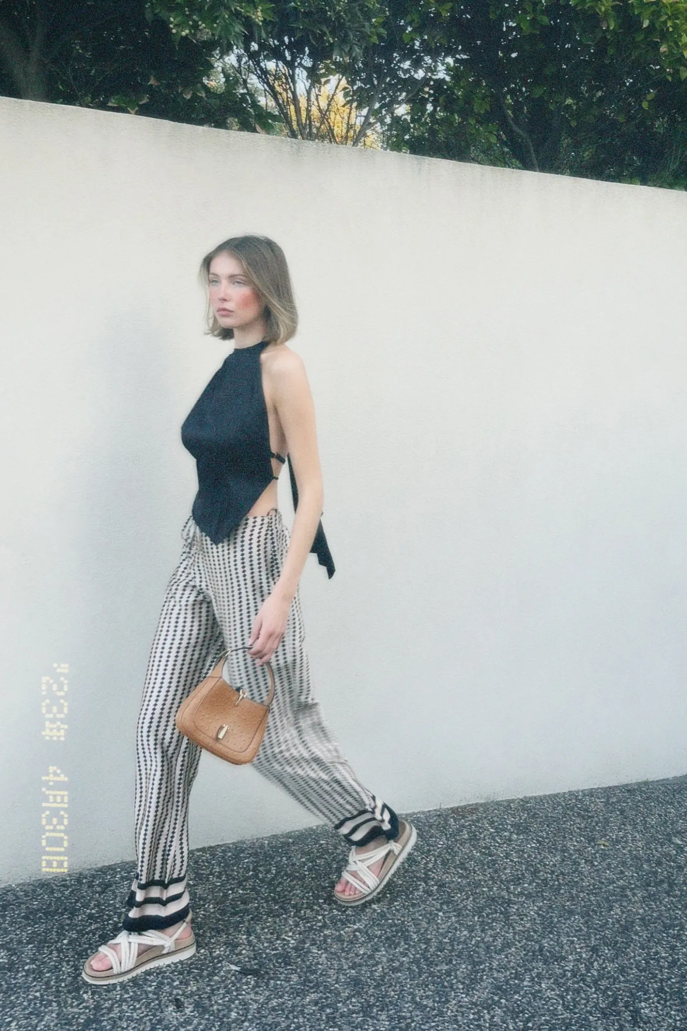 Hansen & Gretel Justine Relaxed Pant Black Diamond Best Sale