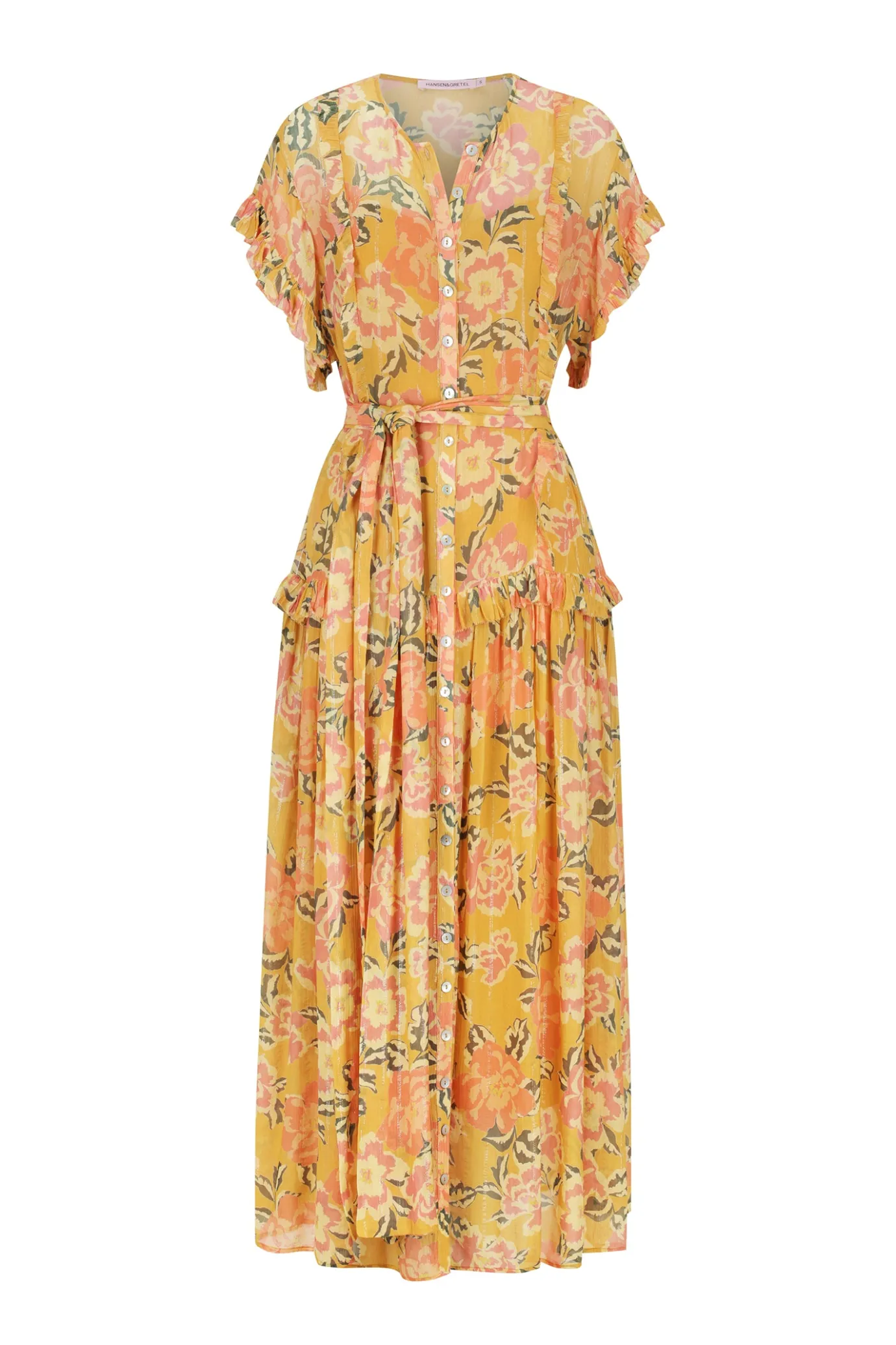 Hansen & Gretel Karen Dress Honey Floral Discount
