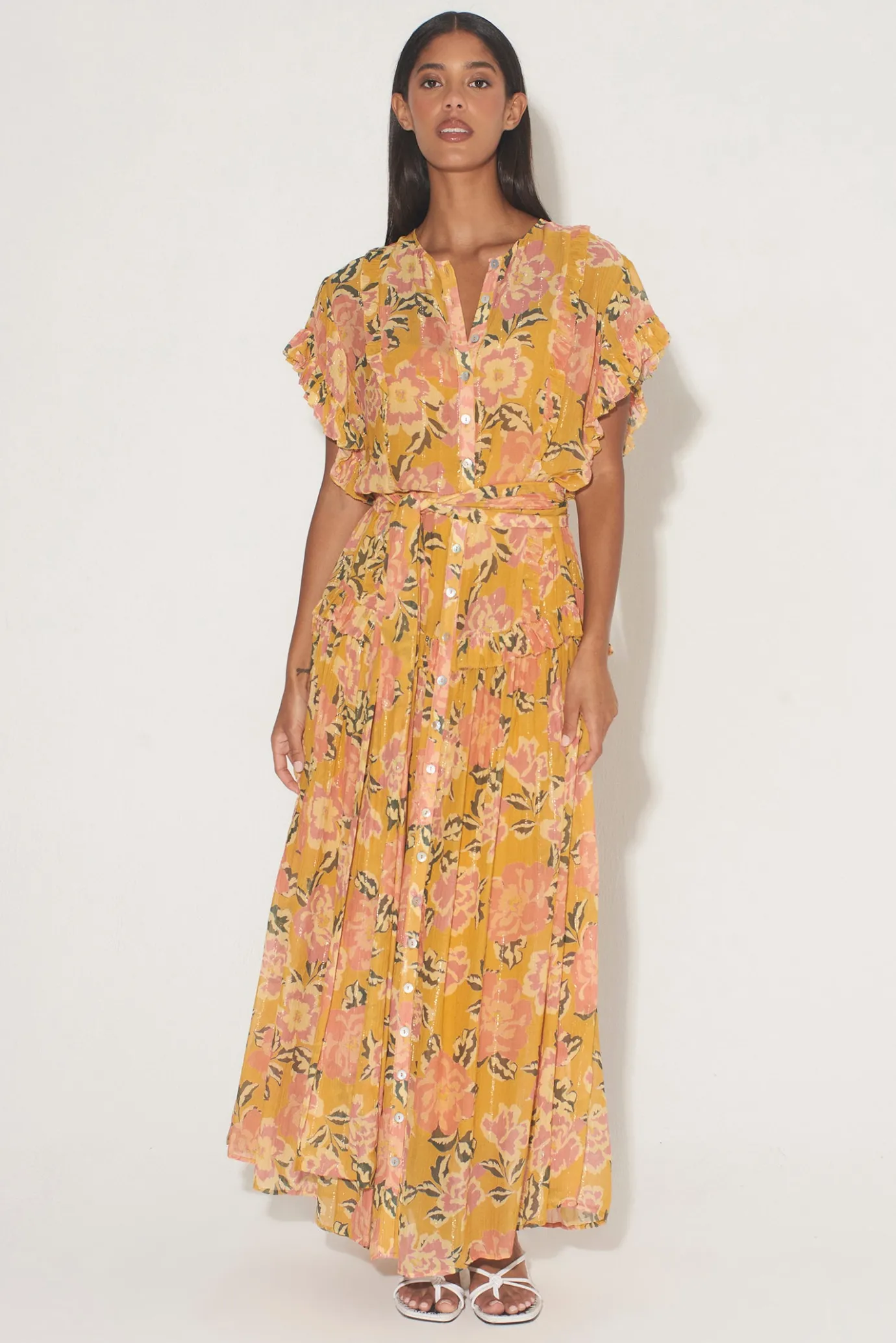 Hansen & Gretel Karen Dress Honey Floral Discount