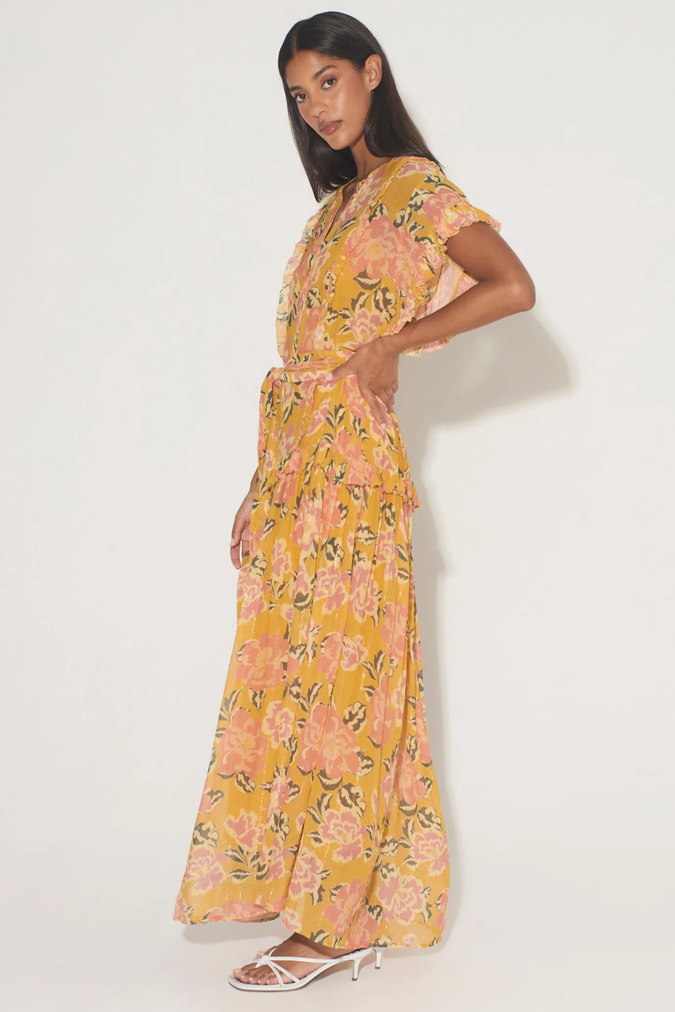 Hansen & Gretel Karen Dress Honey Floral Discount