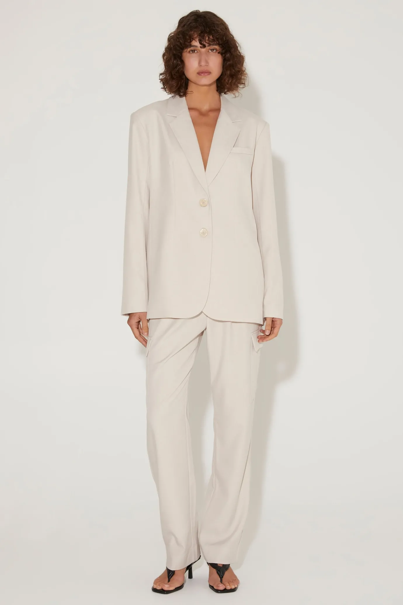 Hansen & Gretel Kravitz Pant Ecru New