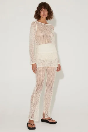 Hansen & Gretel Laruso Pant Ecru Net Discount
