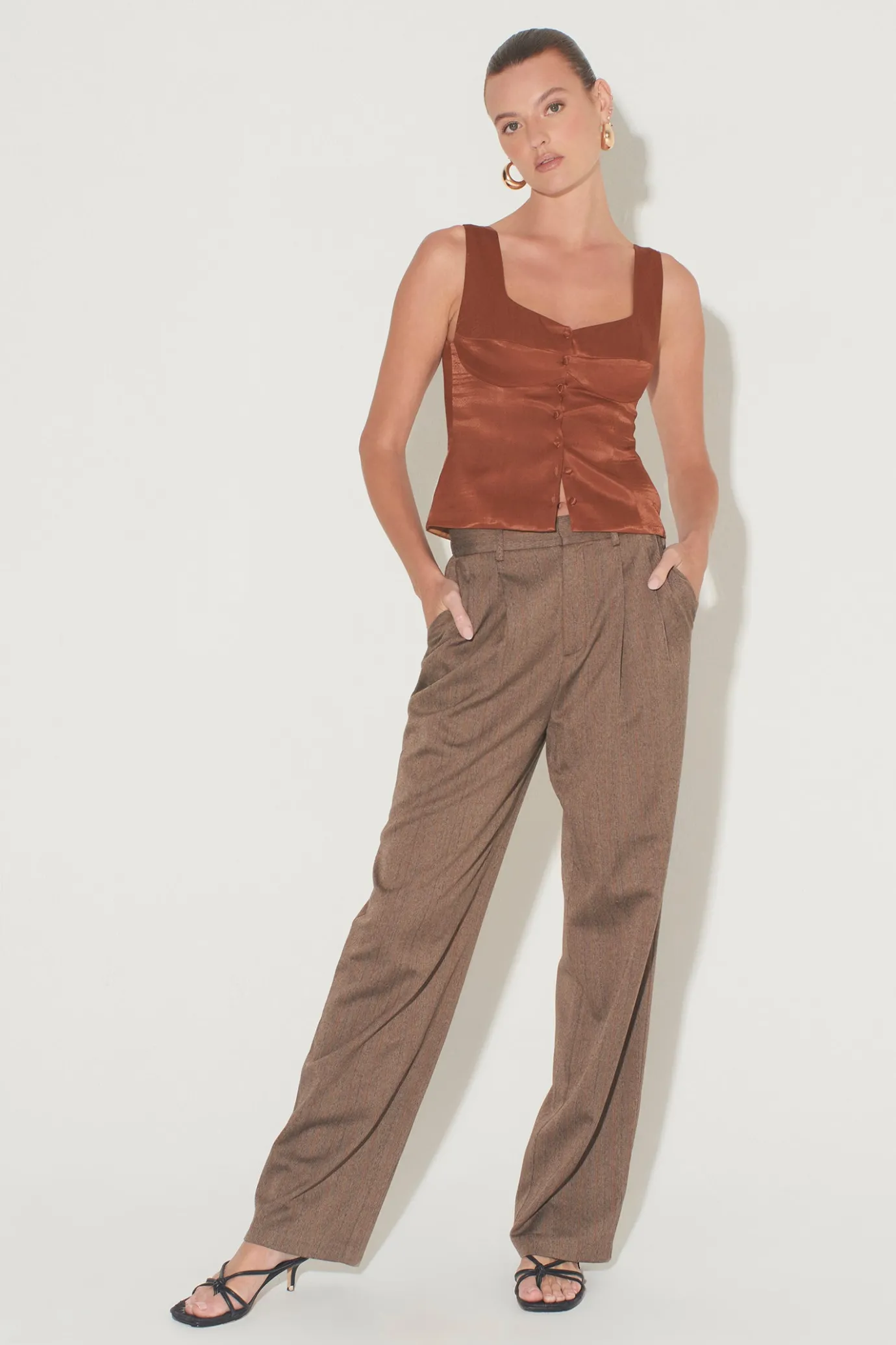 Hansen & Gretel Leelo Top Chestnut Shop