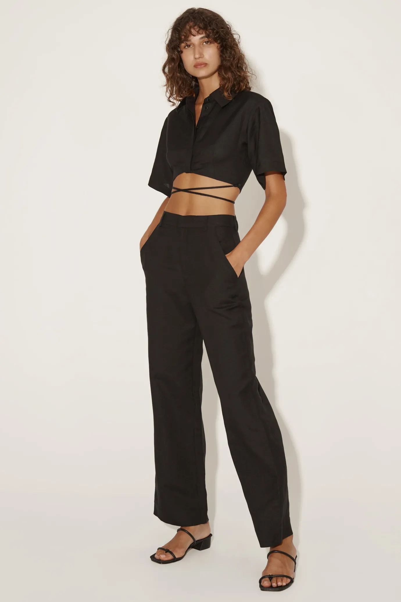 Hansen & Gretel Lettie Top Black Flash Sale