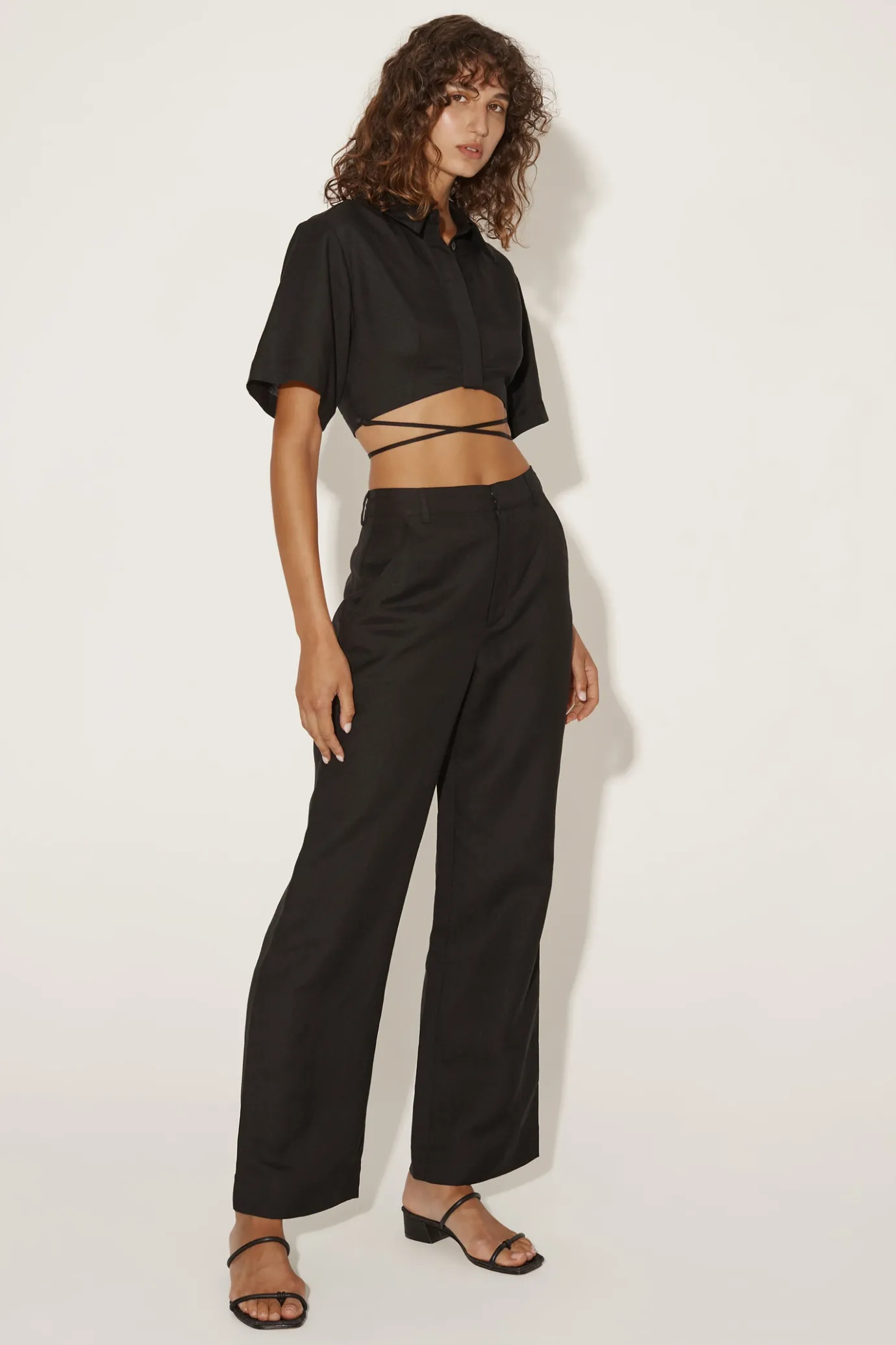 Hansen & Gretel Lettie Top Black Flash Sale