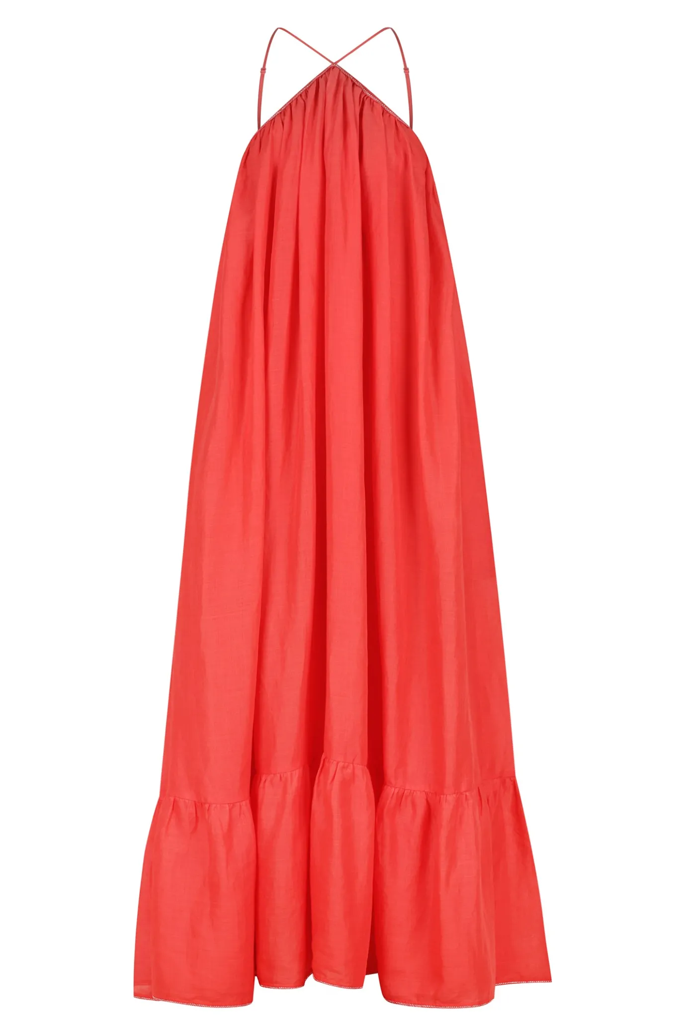 Hansen & Gretel Lordes A-Line Gown Watermelon Store