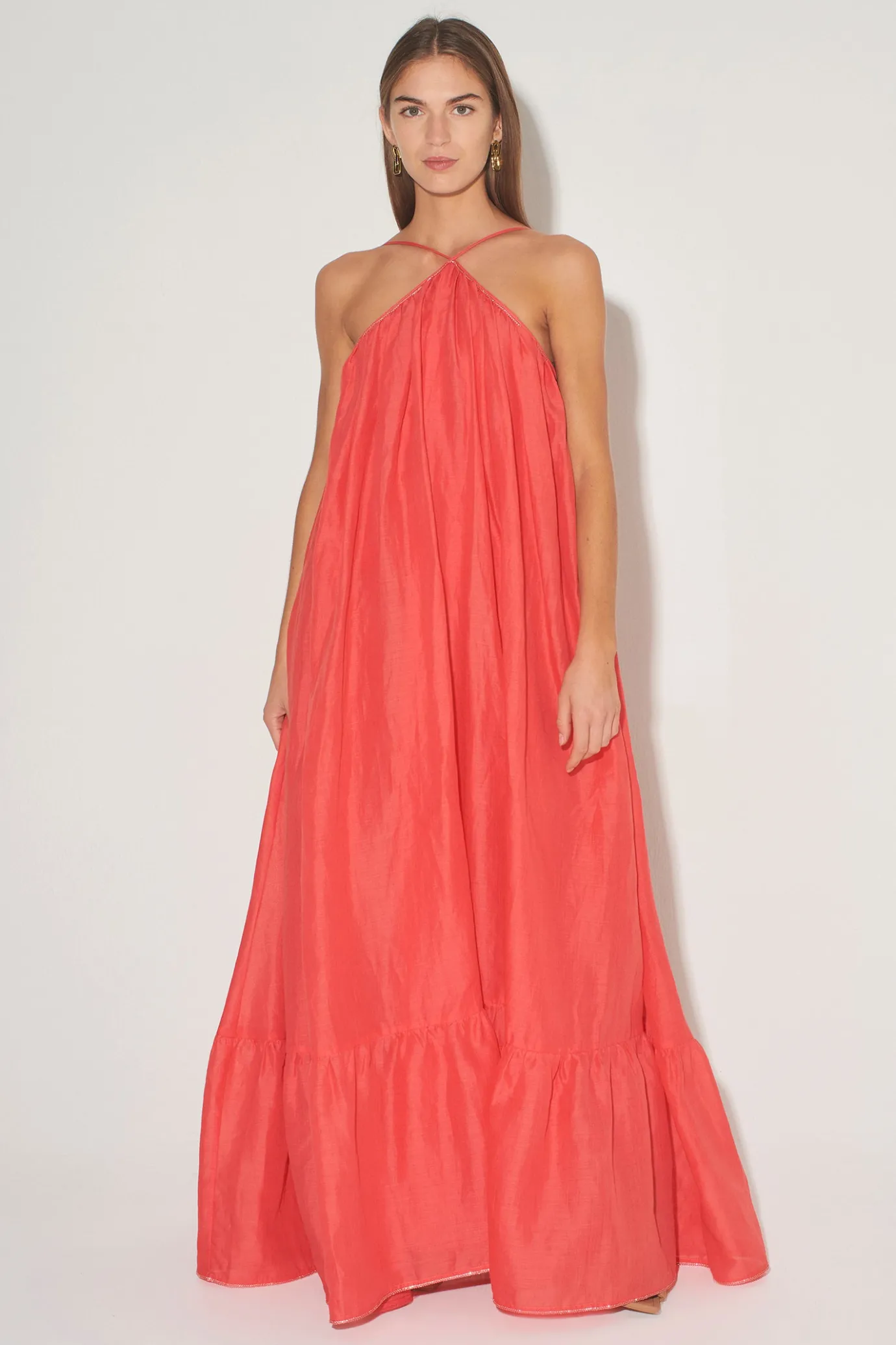 Hansen & Gretel Lordes A-Line Gown Watermelon Store