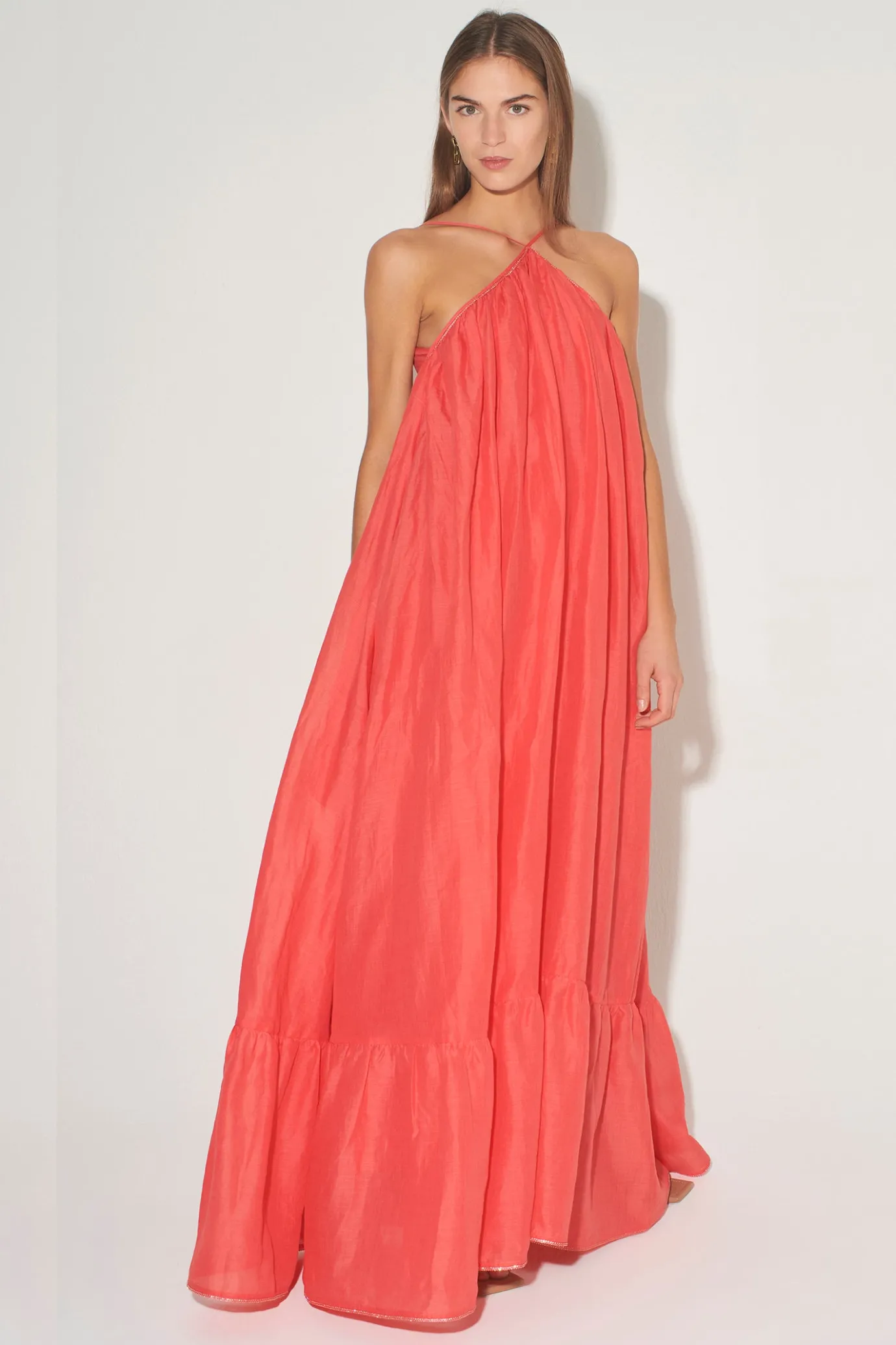 Hansen & Gretel Lordes A-Line Gown Watermelon Store