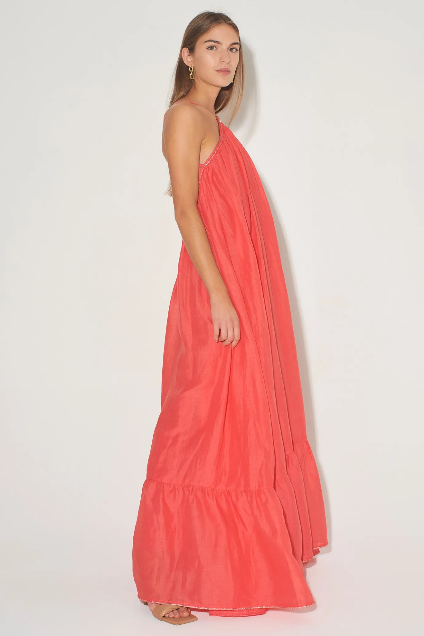 Hansen & Gretel Lordes A-Line Gown Watermelon Store