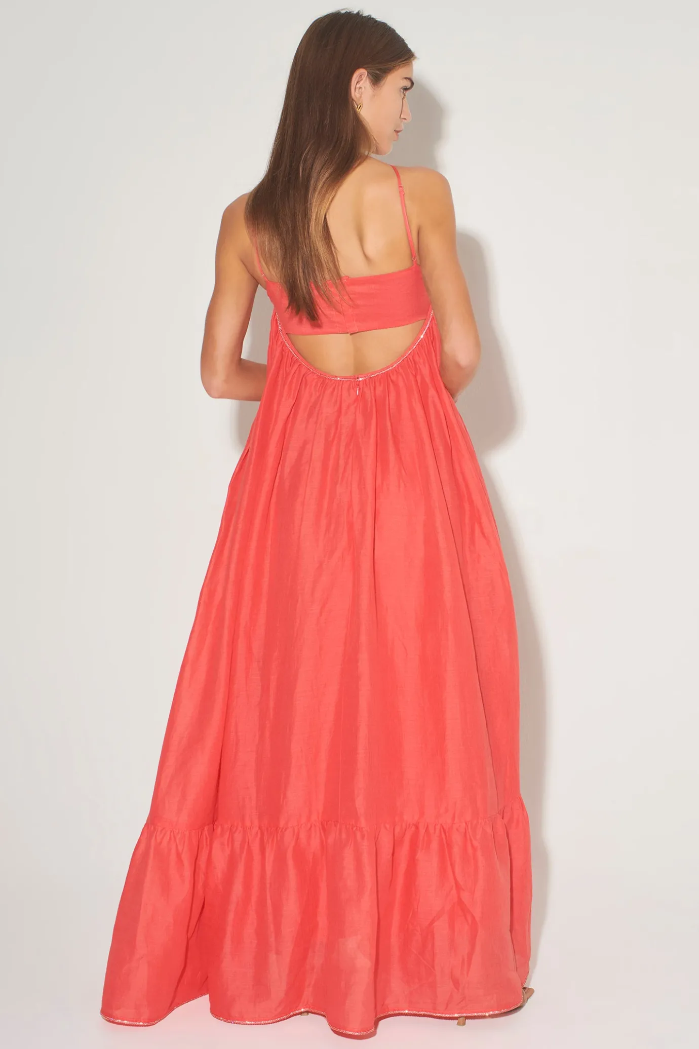 Hansen & Gretel Lordes A-Line Gown Watermelon Store
