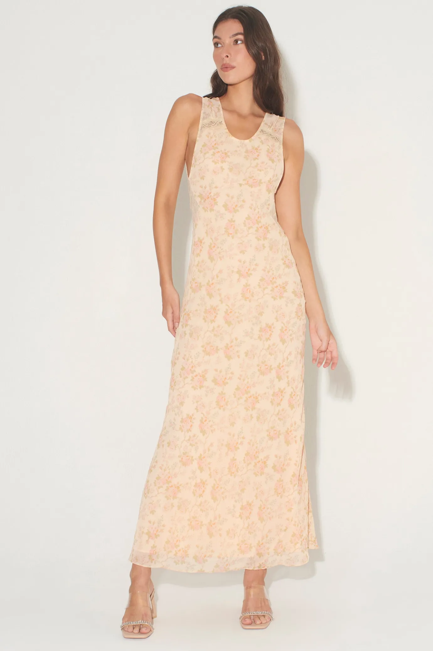 Hansen & Gretel Lou Lou Dress Climbing Roses Hot