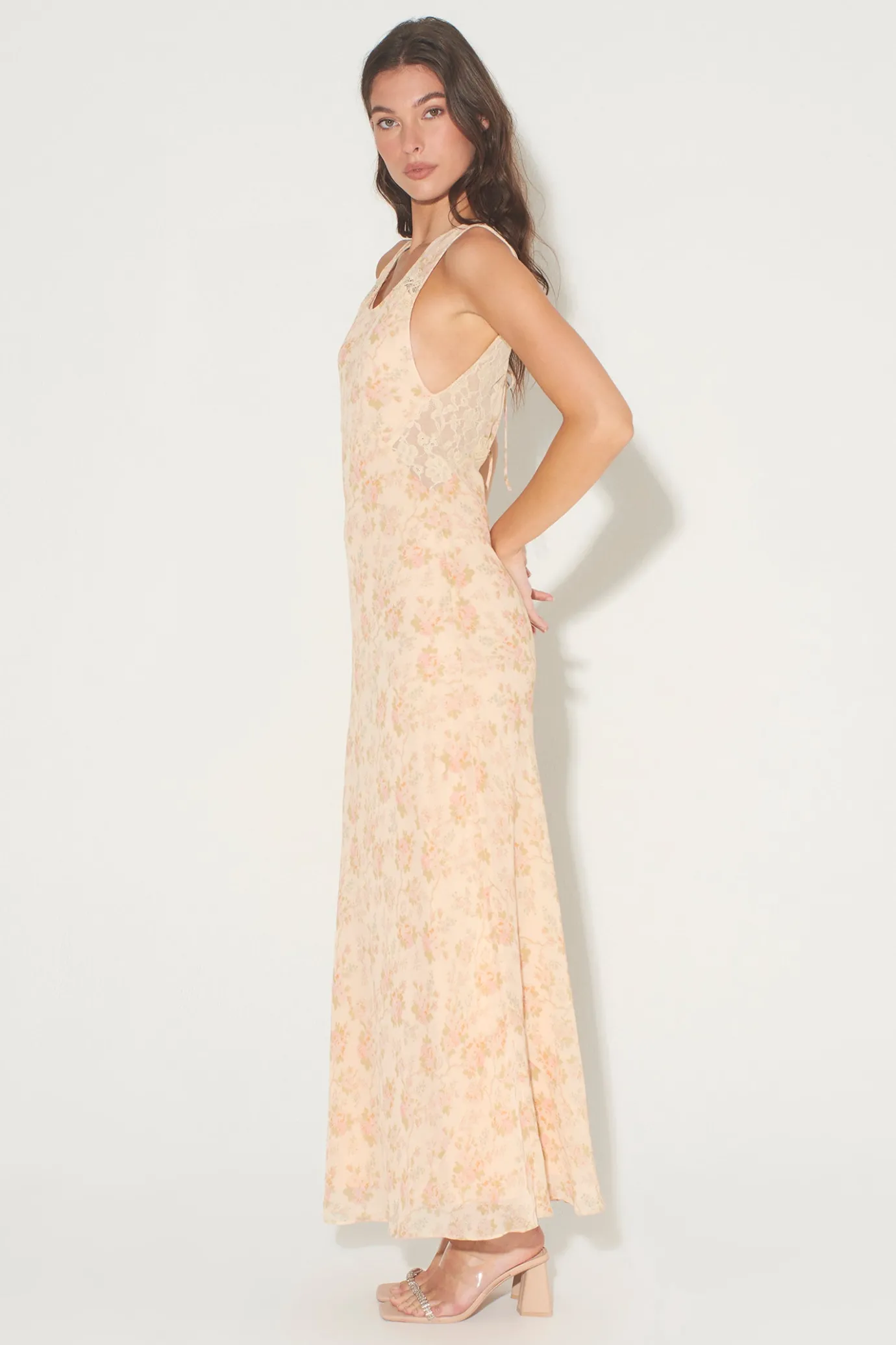 Hansen & Gretel Lou Lou Dress Climbing Roses Hot