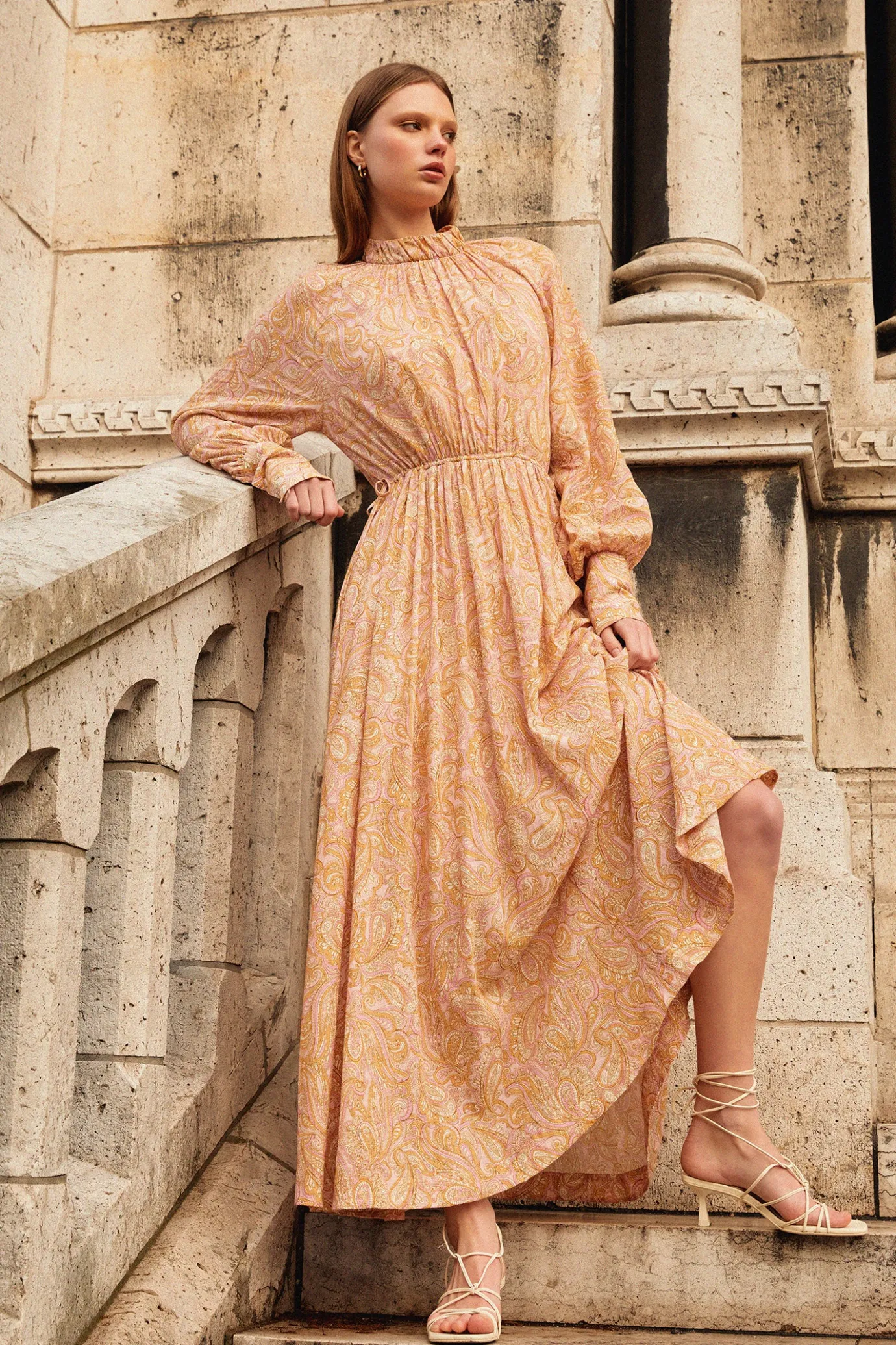 Hansen & Gretel Lu-Ann Maxi Dress Paisley Parfait Shop