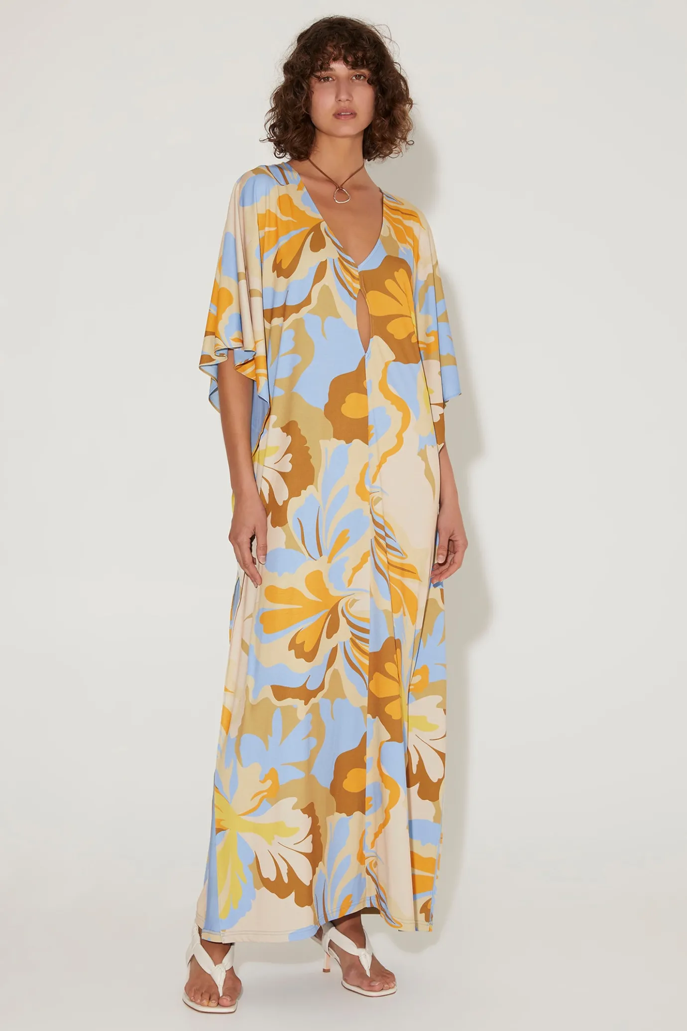 Hansen & Gretel Lucio Dress Poolside Print Best