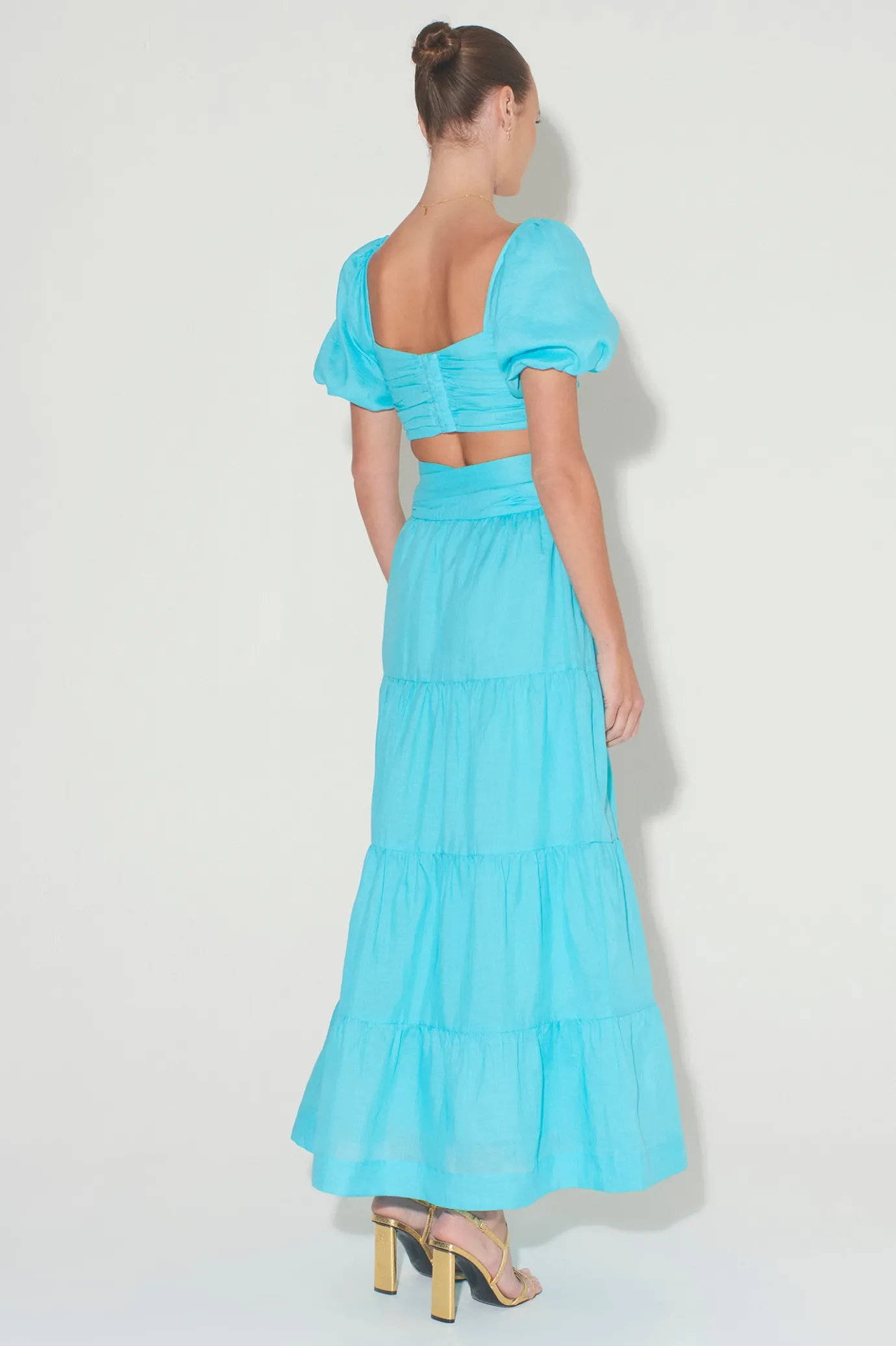 Hansen & Gretel Mae Skirt Azure Flash Sale