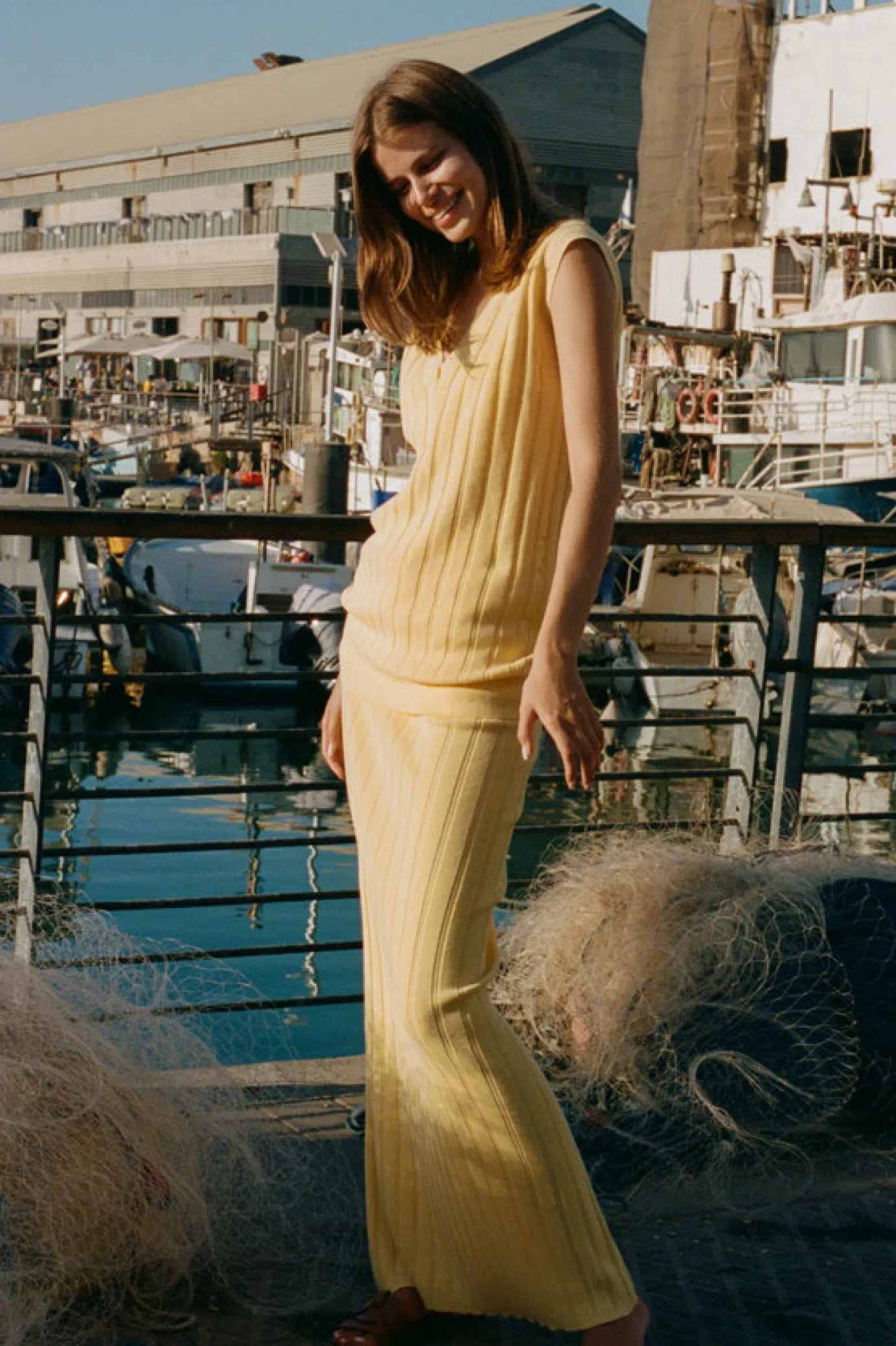 Hansen & Gretel Magnus Vest Sunflower Hot